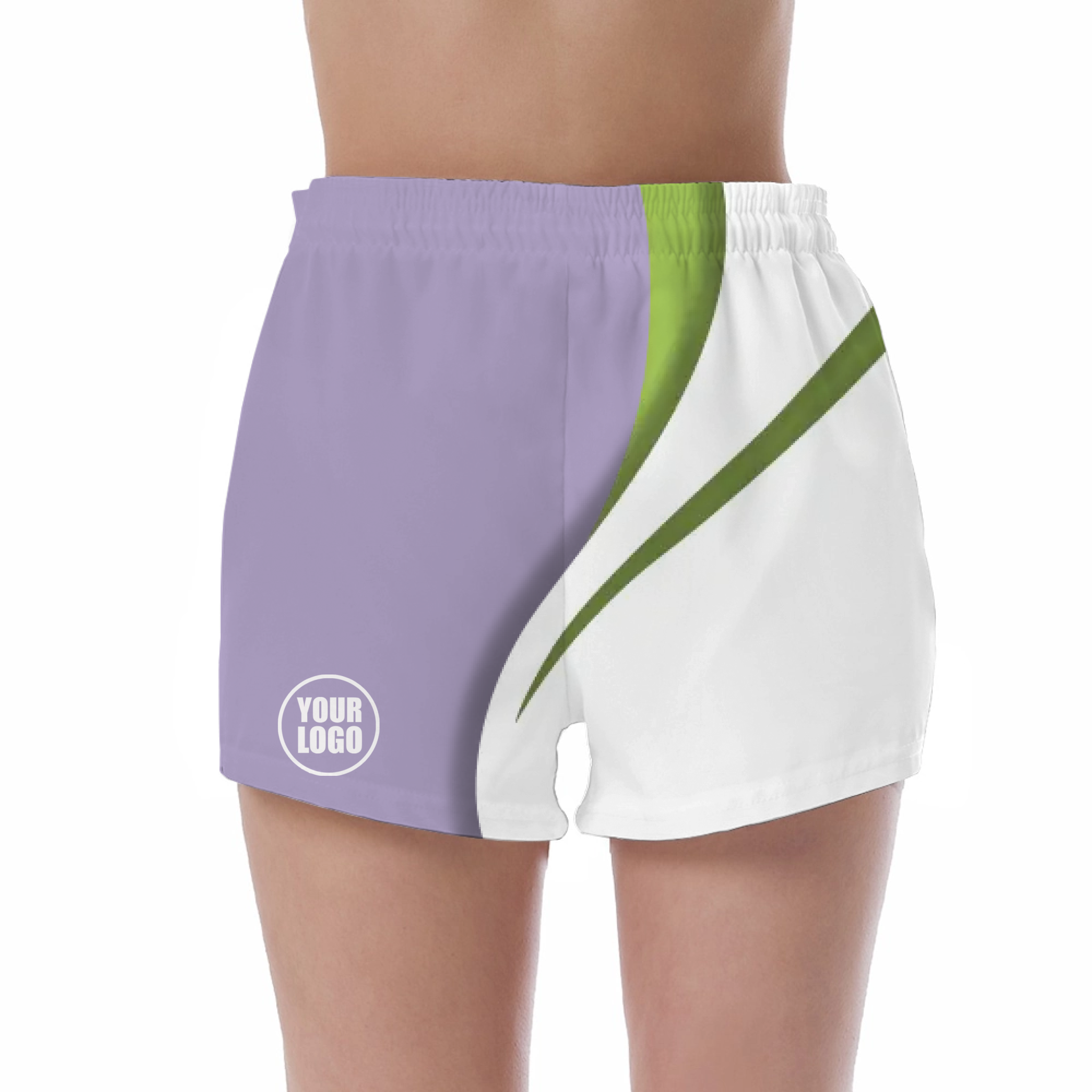 Picklewin Sporty Curve Women's Custom UV Protection Shorts 7