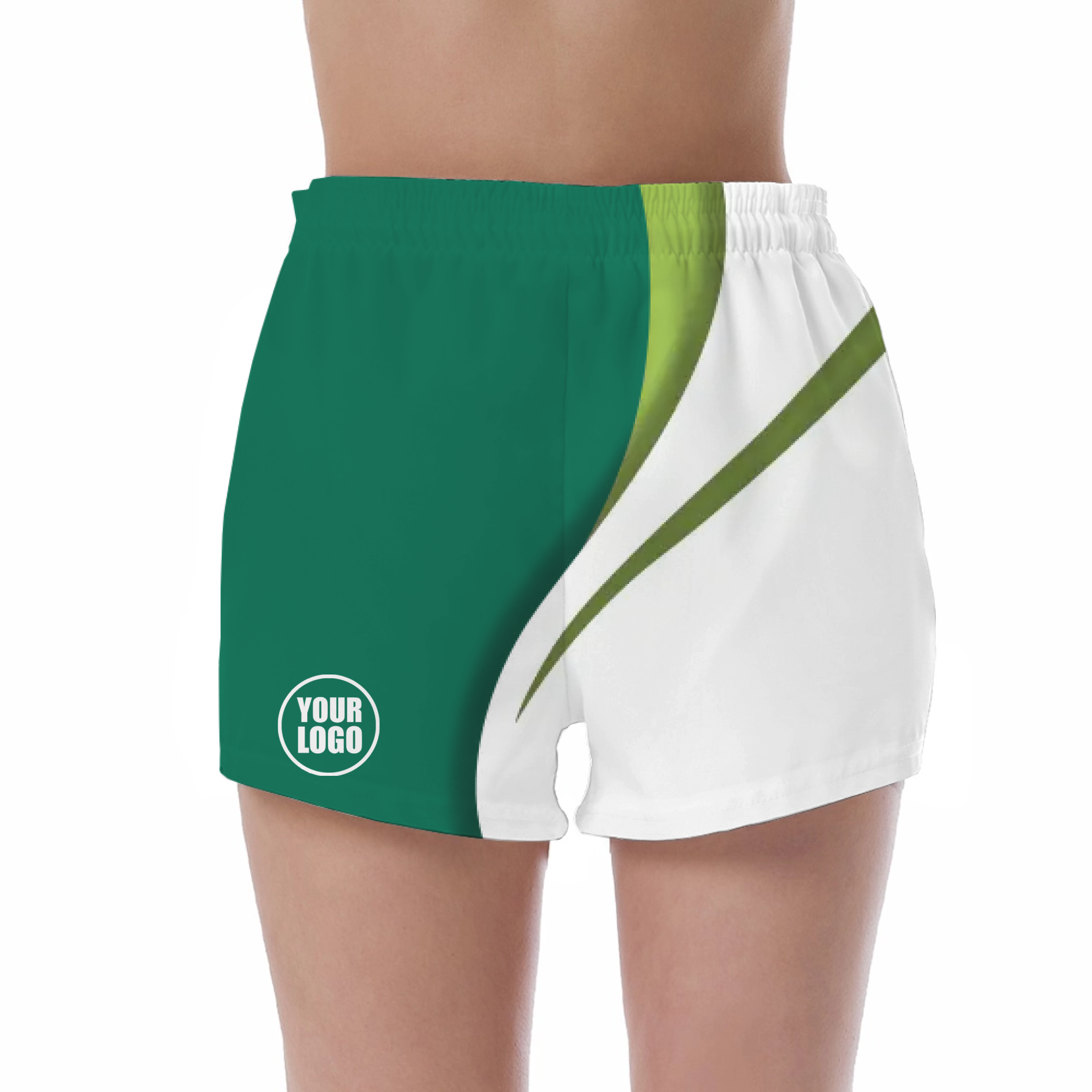 Picklewin Sporty Curve Women's Custom UV Protection Shorts 8