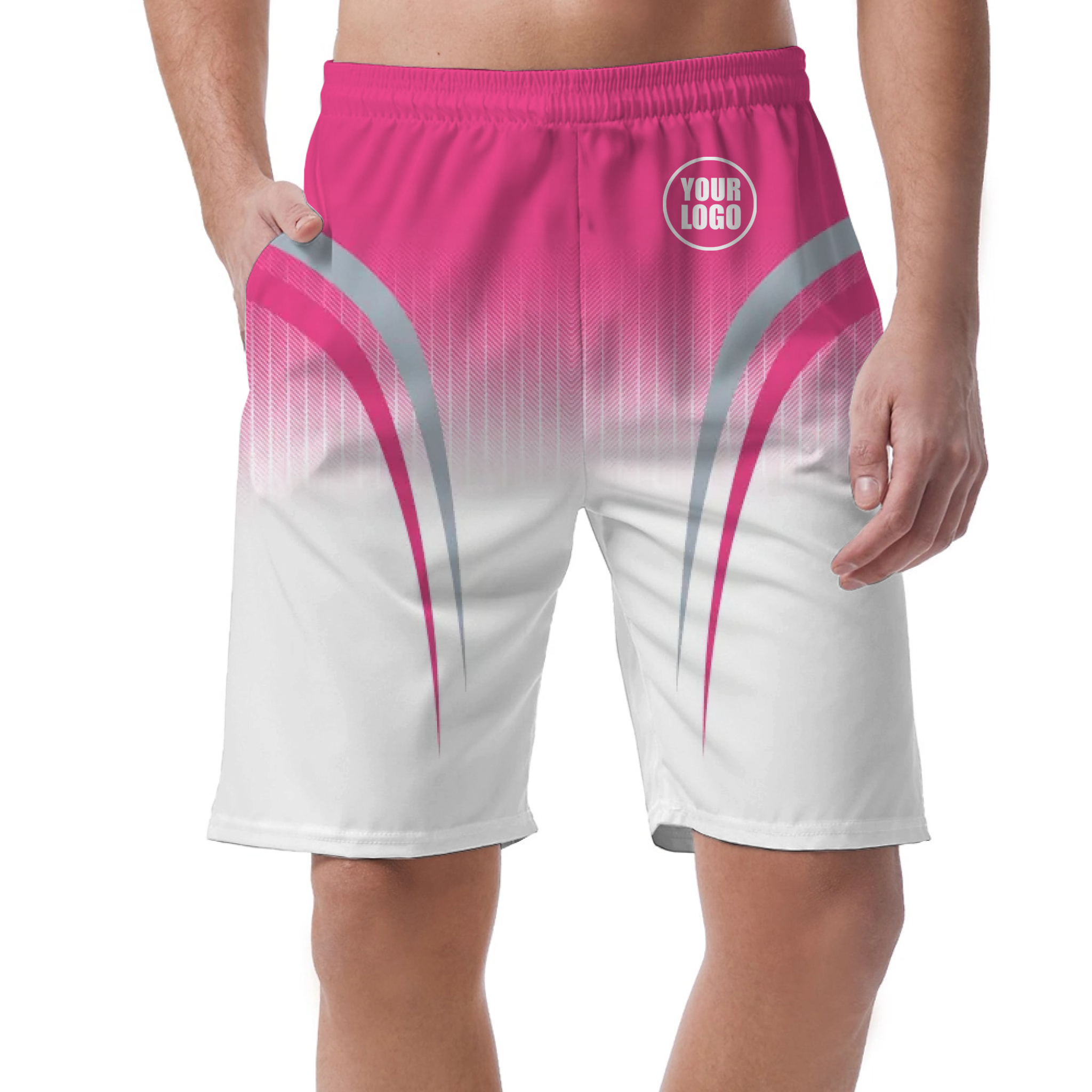 Picklewin Sporty Gradient Men's Customized Short Pants 5