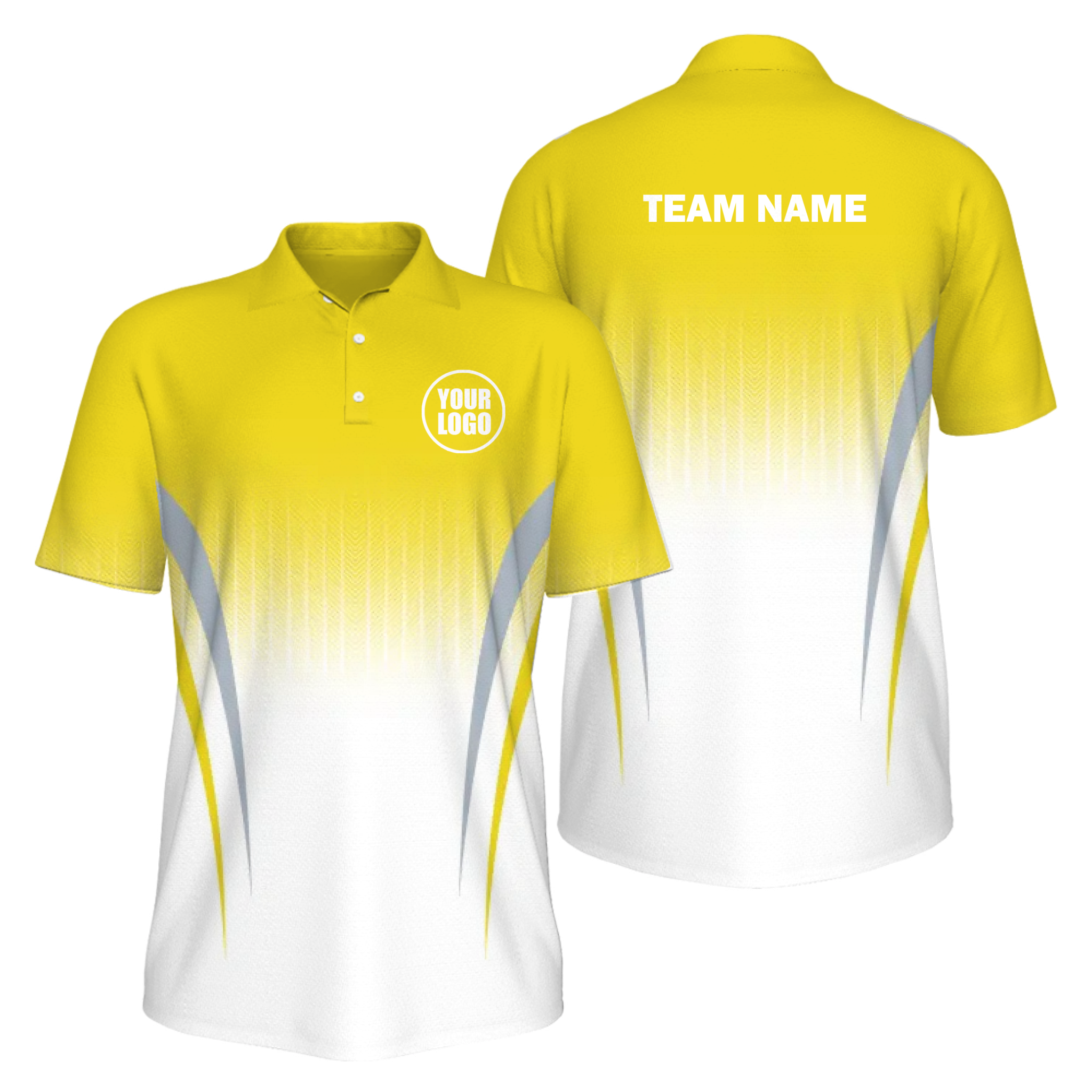 Picklewin Sporty Gradient UV Protection Polo Shirt Custom For Men 2