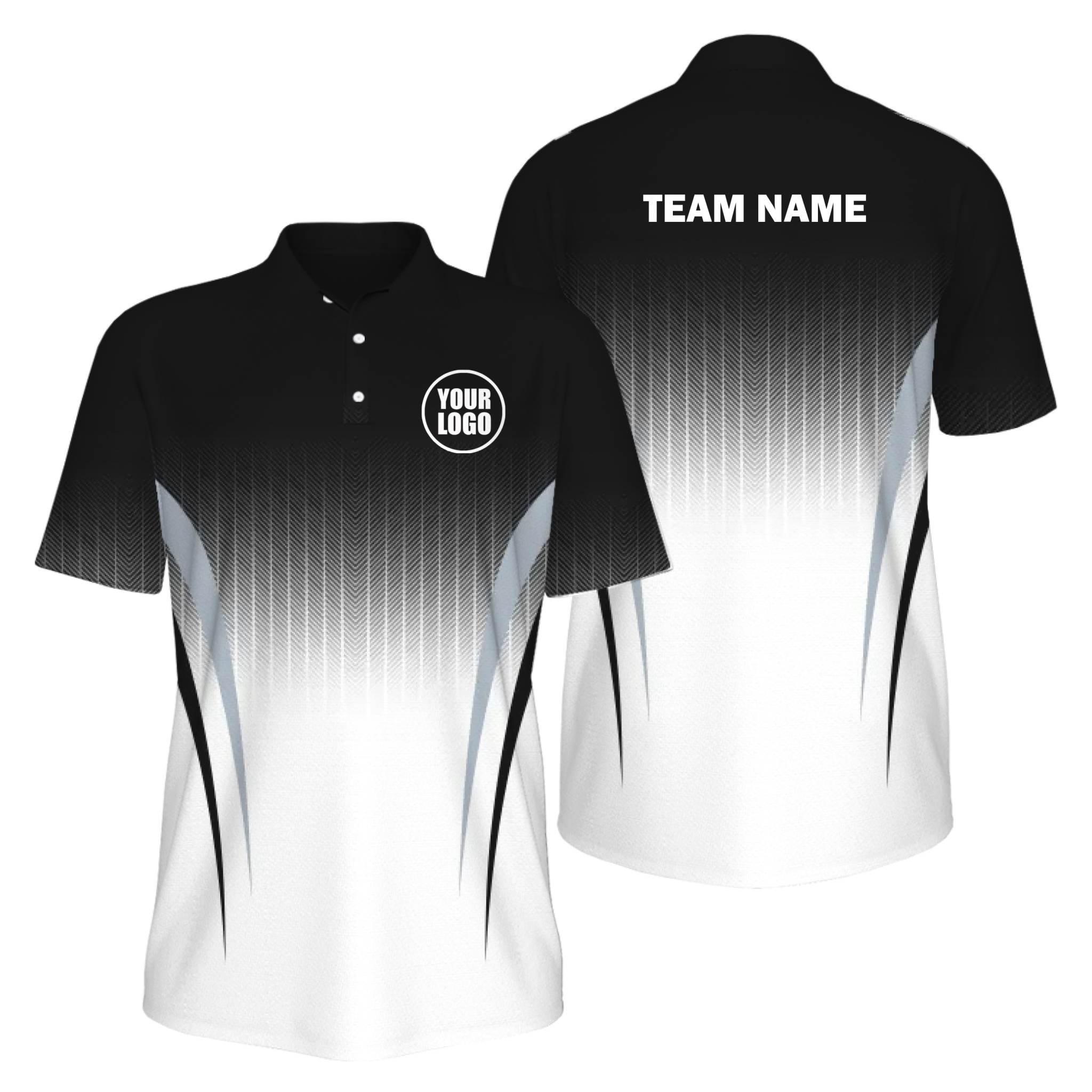 Picklewin Sporty Gradient UV Protection Polo Shirt Custom For Men 4