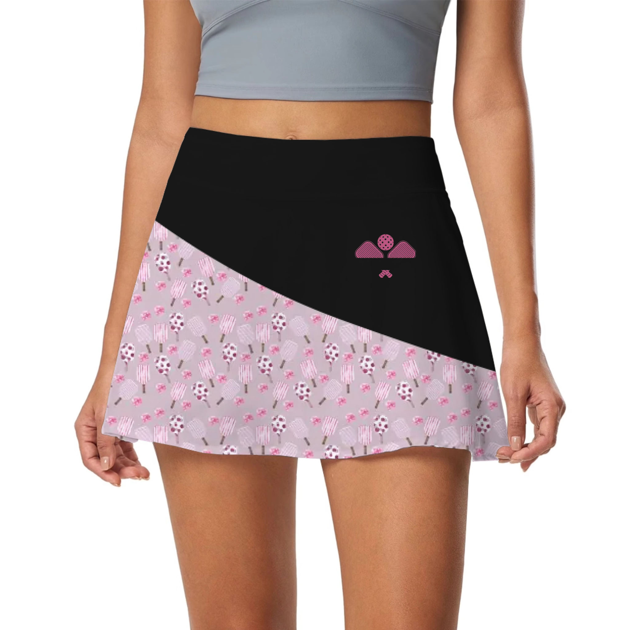 Picklewin Stylish Custom Logo And Team Name Women's Skort 12
