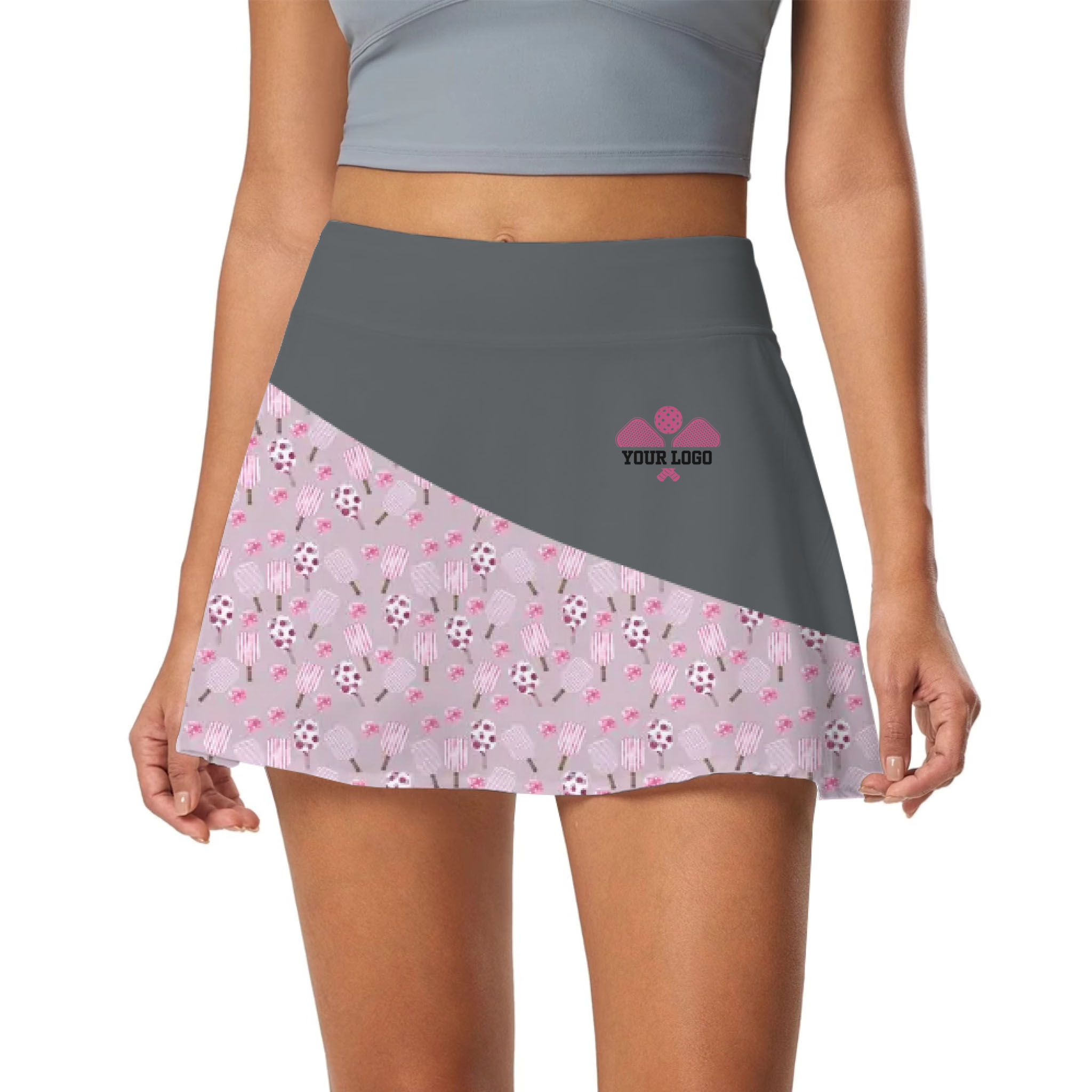 Picklewin Stylish Custom Logo And Team Name Women's Skort 5