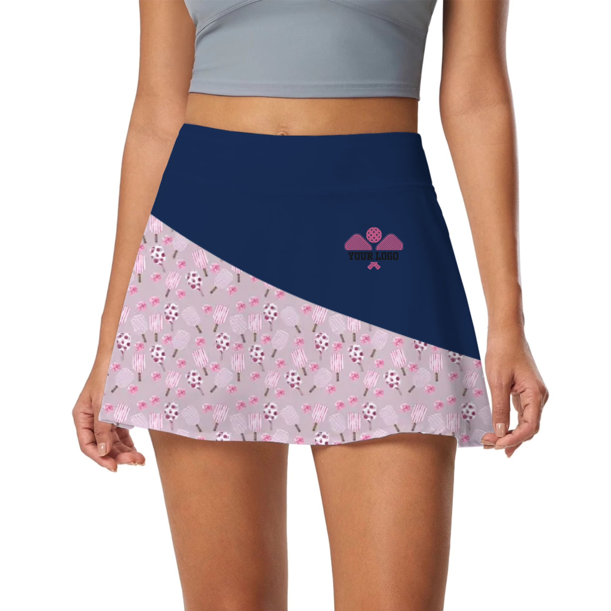 Picklewin Stylish Custom Logo And Team Name Women's Skort 6