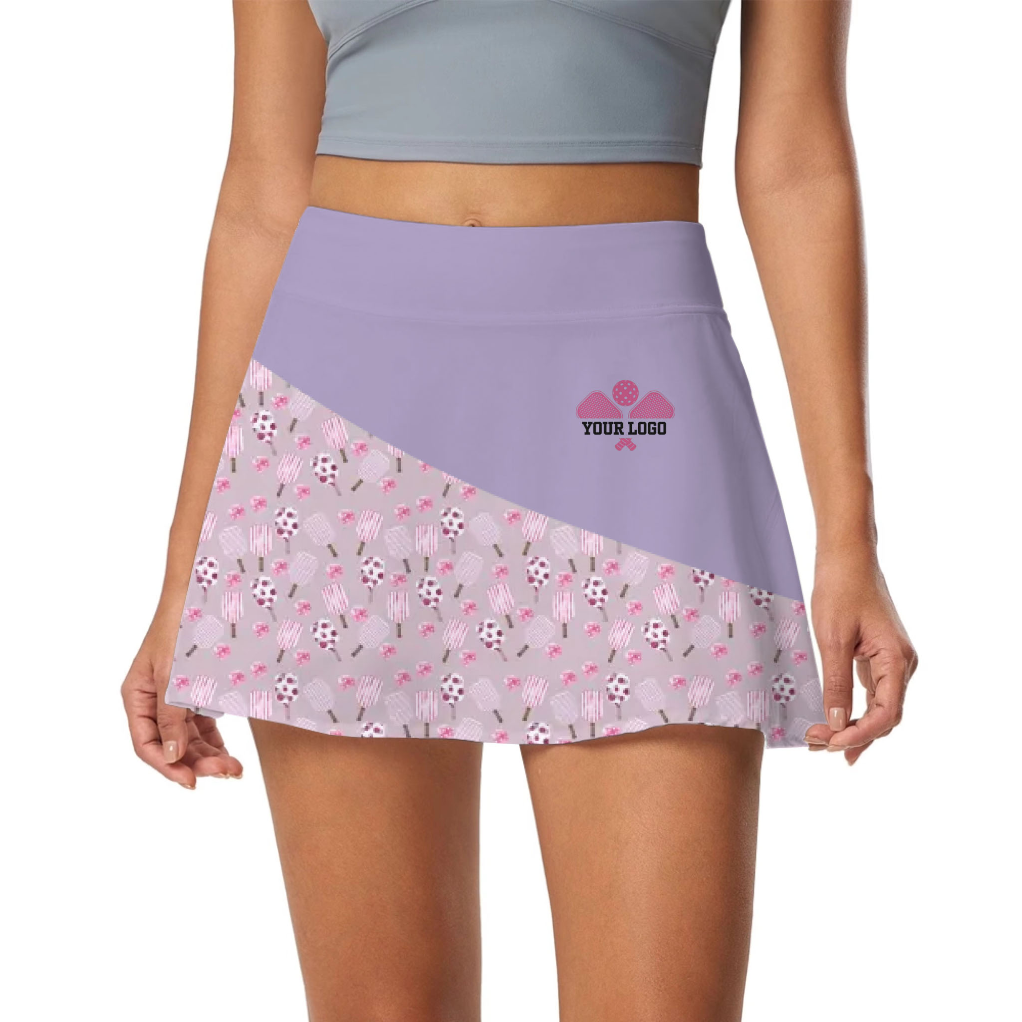 Picklewin Stylish Custom Logo And Team Name Women's Skort 9
