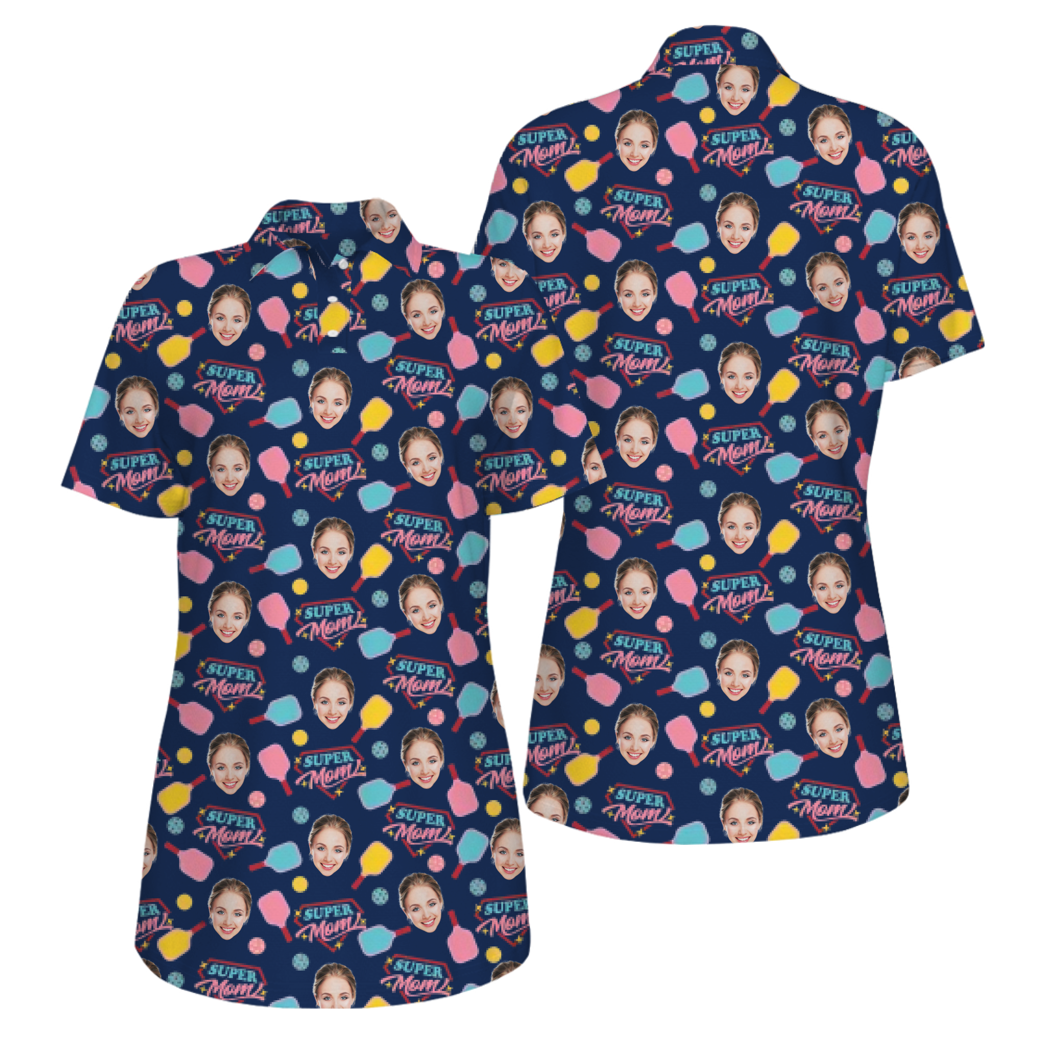 Picklewin Super Mom UV Protection Pickleball Shirt For Mother's Day 10