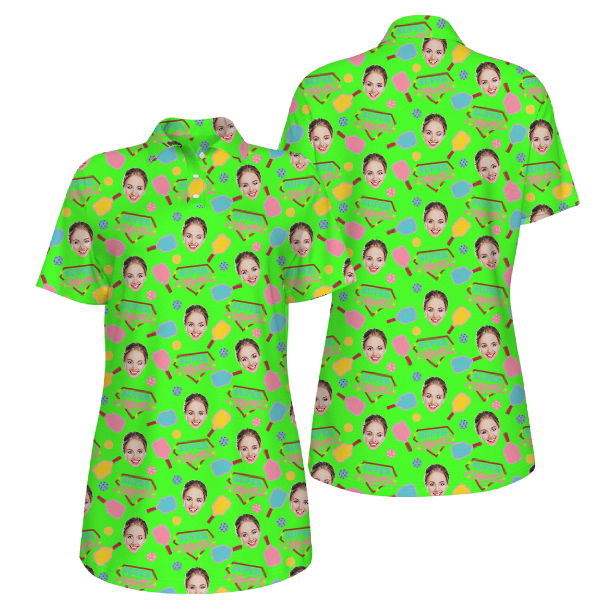 Picklewin Super Mom UV Protection Pickleball Shirt For Mother's Day 11