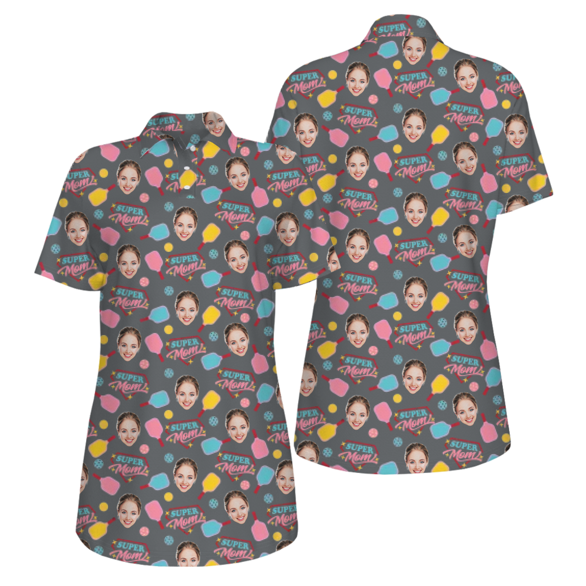 Picklewin Super Mom UV Protection Pickleball Shirt For Mother's Day 12