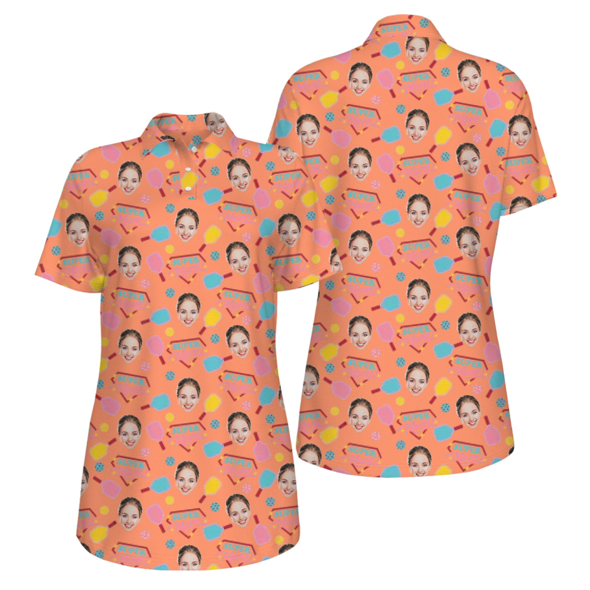 Picklewin Super Mom UV Protection Pickleball Shirt For Mother's Day 5