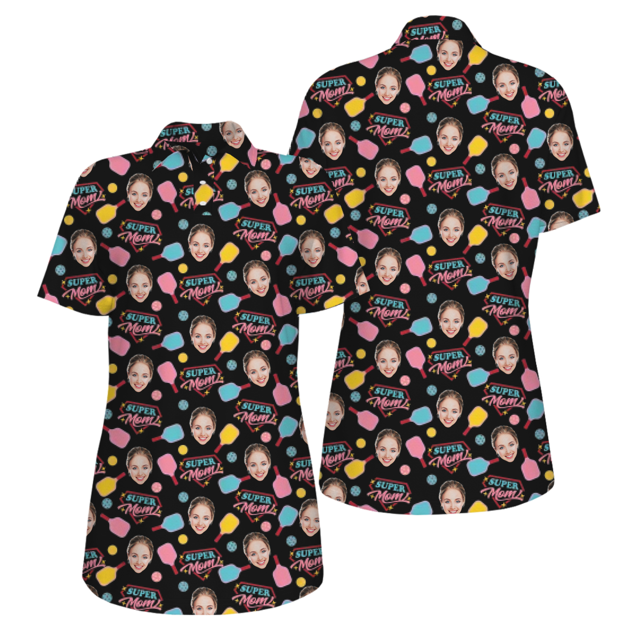 Picklewin Super Mom UV Protection Pickleball Shirt For Mother's Day 6