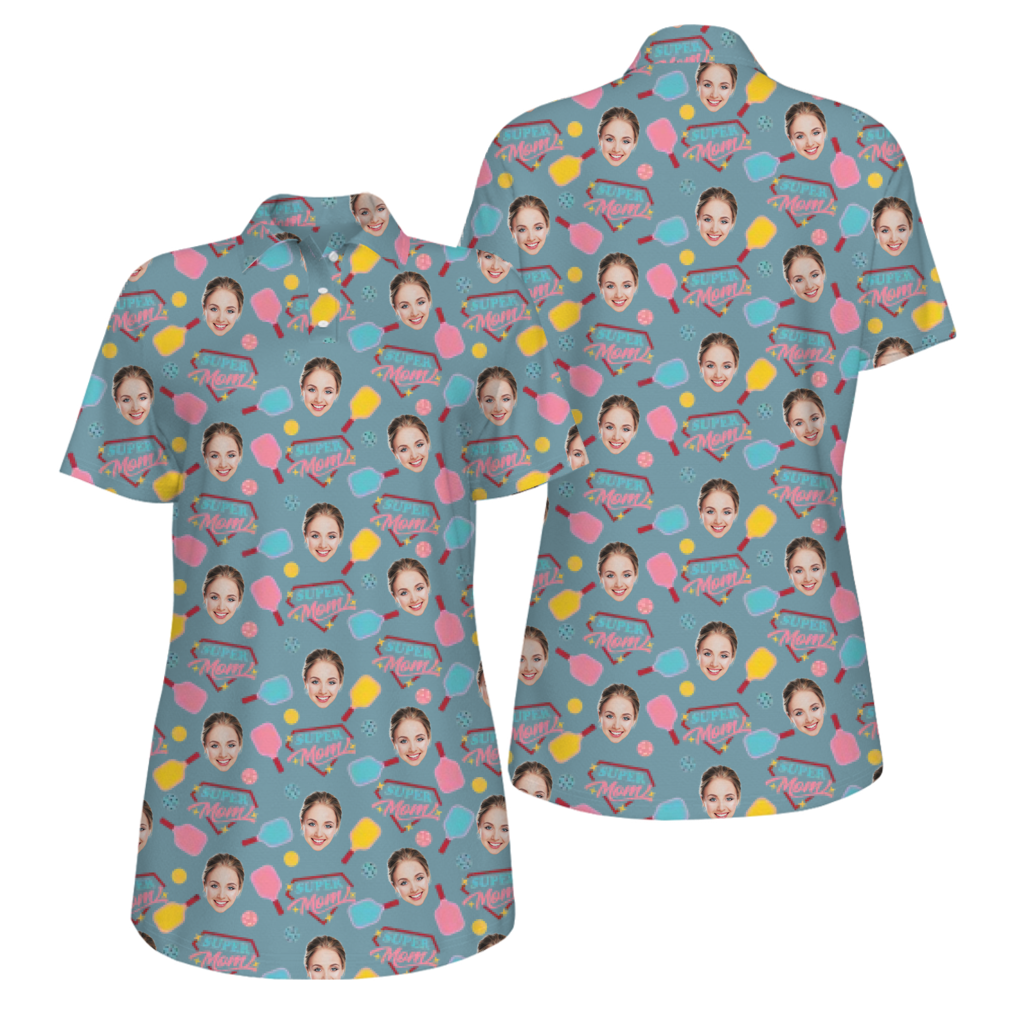 Picklewin Super Mom UV Protection Pickleball Shirt For Mother's Day 4