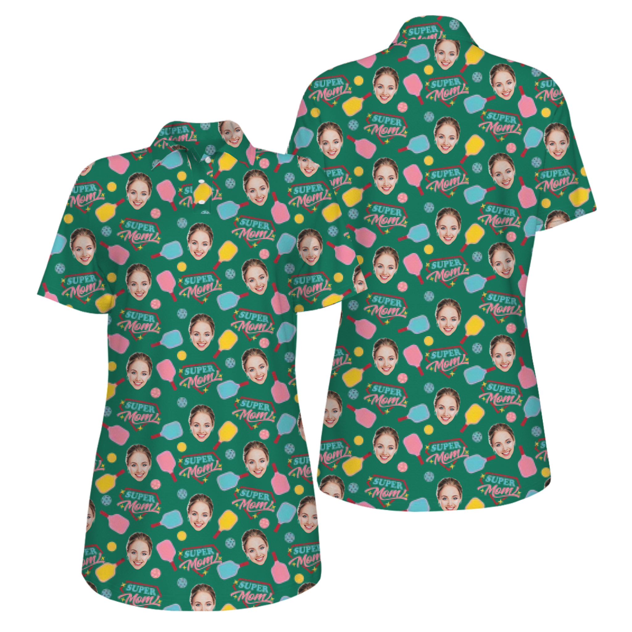 Picklewin Super Mom UV Protection Pickleball Shirt For Mother's Day 7