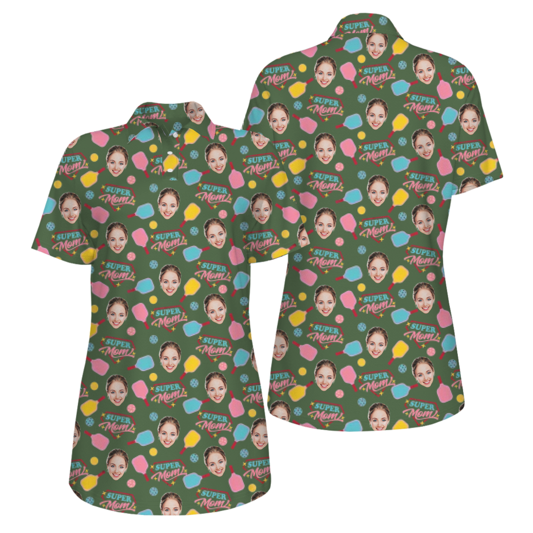 Picklewin Super Mom UV Protection Pickleball Shirt For Mother's Day 8
