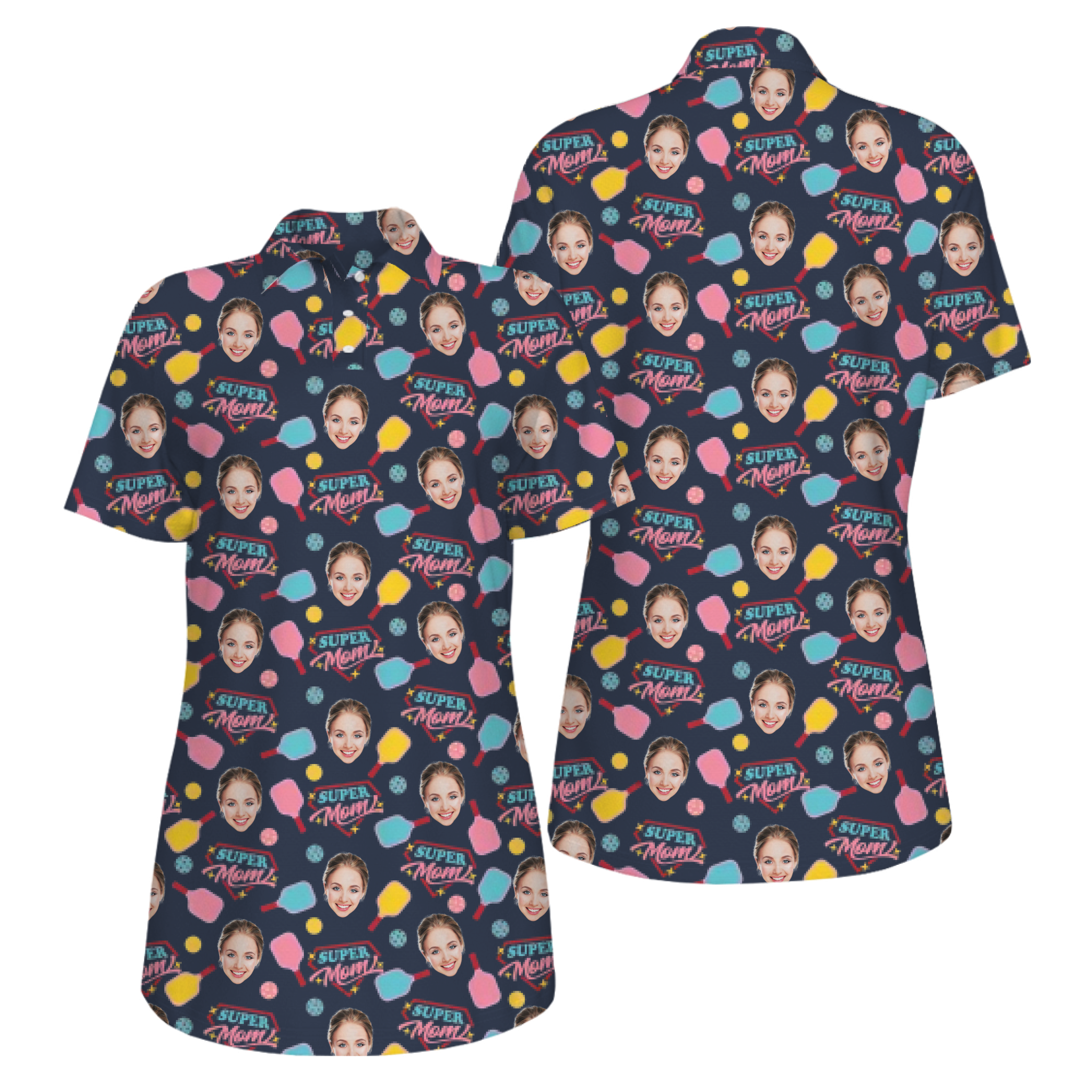 Picklewin Super Mom UV Protection Pickleball Shirt For Mother's Day 9