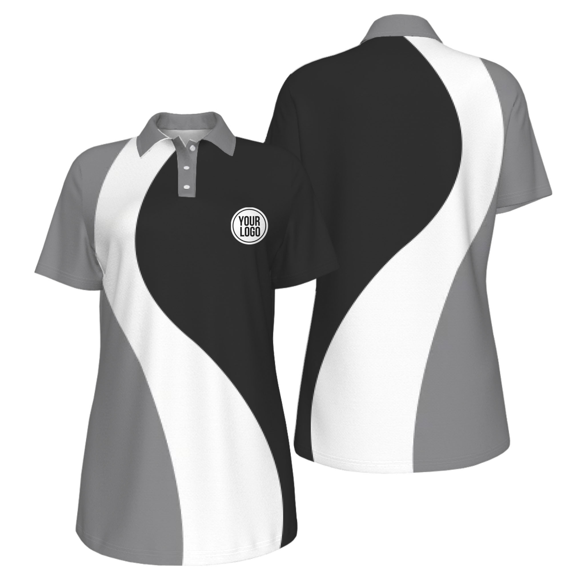 Picklewin Top Rated Custom Logo UV Protection Pickleball Polo Shirt Women  10