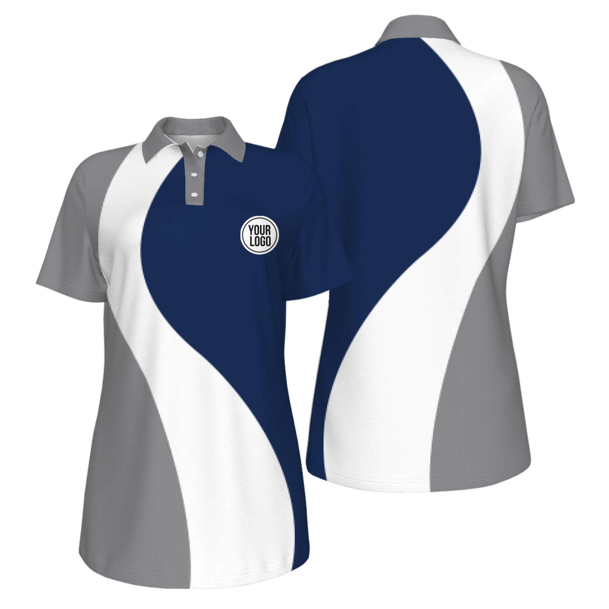 Picklewin Top Rated Custom Logo UV Protection Pickleball Polo Shirt Women  2