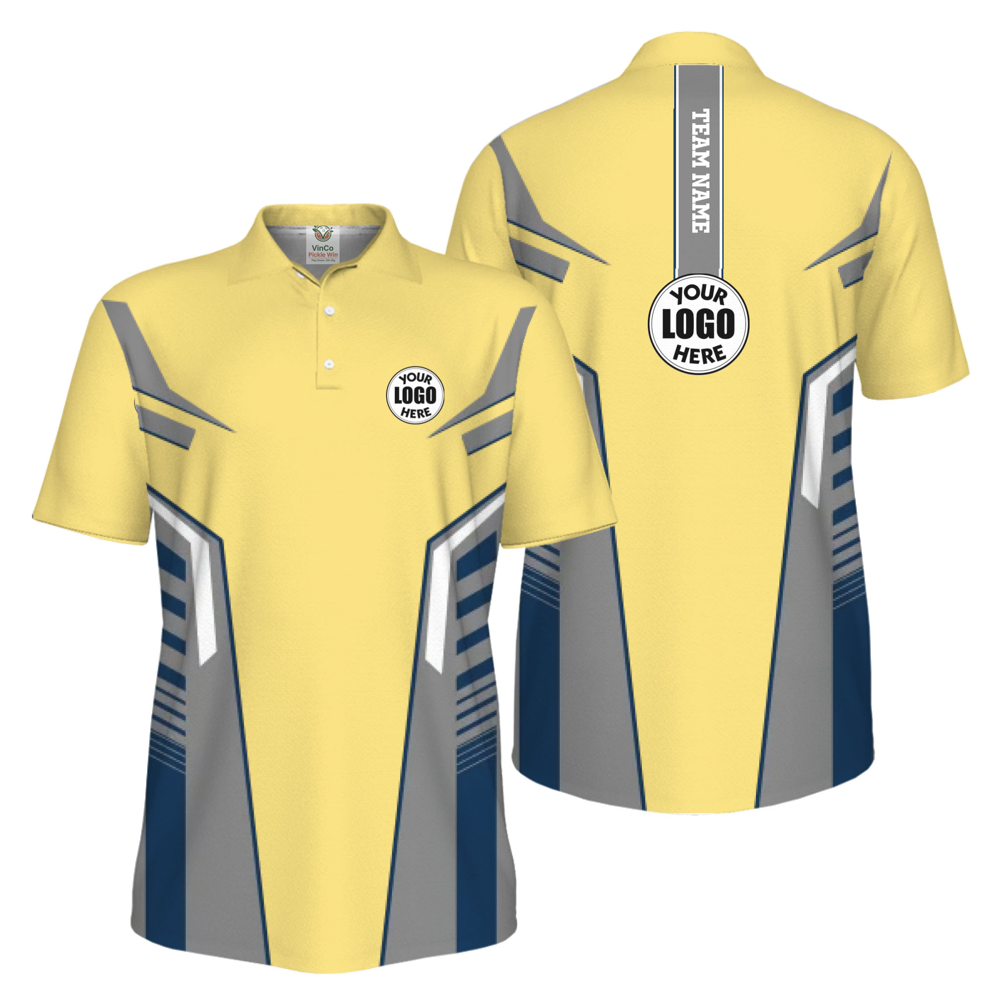 Picklewin Top Rated Custom Logo UV Protection Polo Men For Sport Team 13