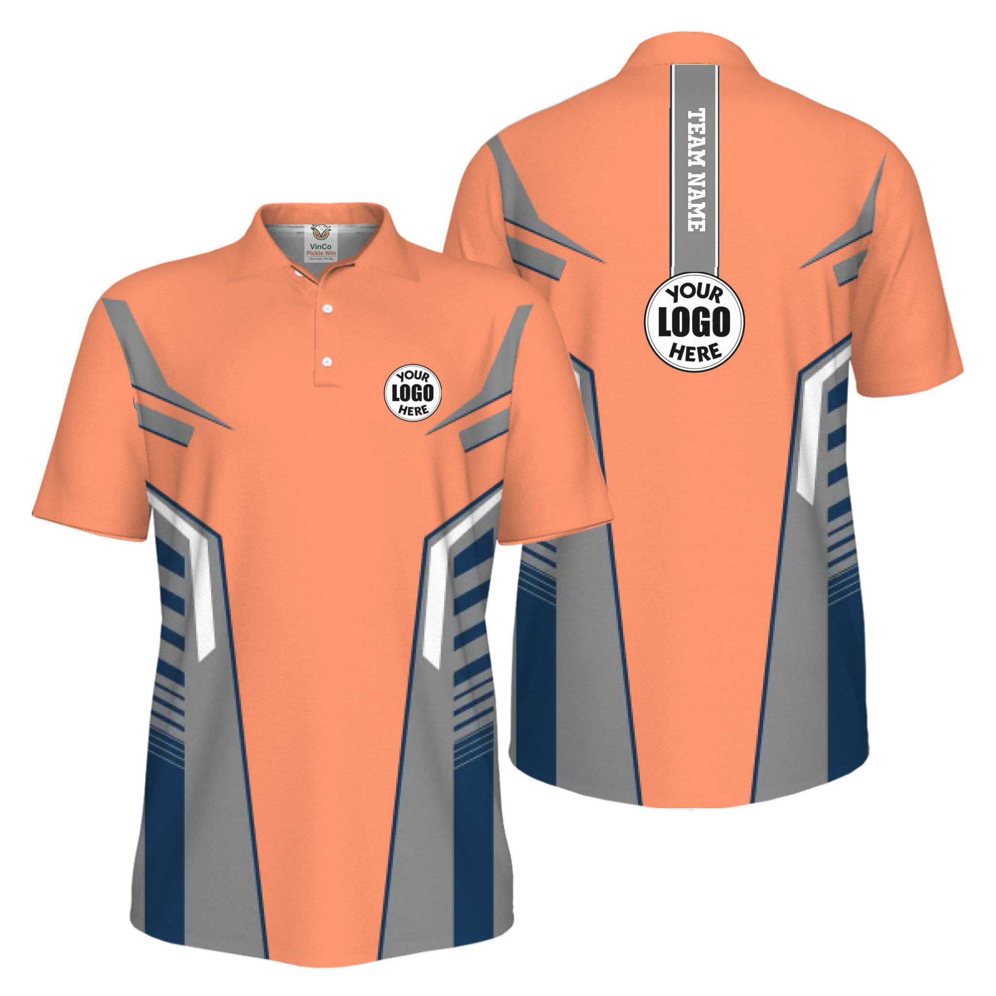 Picklewin Top Rated Custom Logo UV Protection Polo Men For Sport Team 16