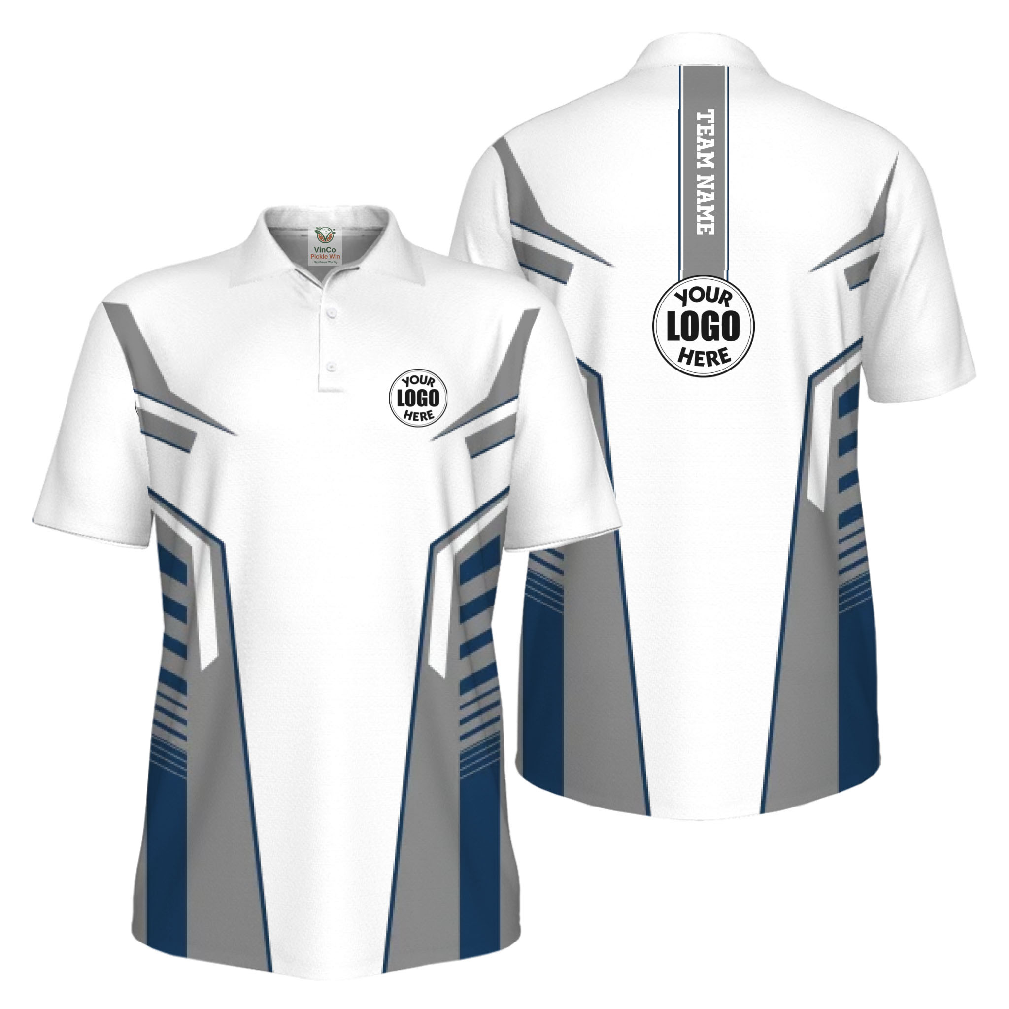 Picklewin Top Rated Custom Logo UV Protection Polo Men For Sport Team 2