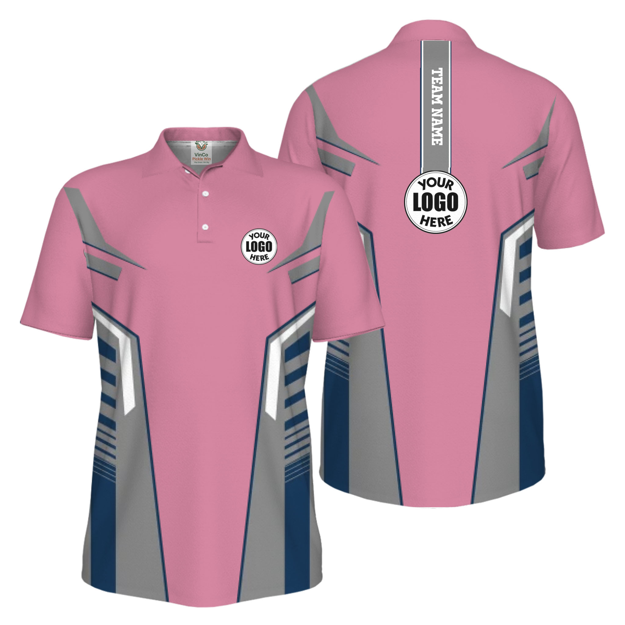 Picklewin Top Rated Custom Logo UV Protection Polo Men For Sport Team 7