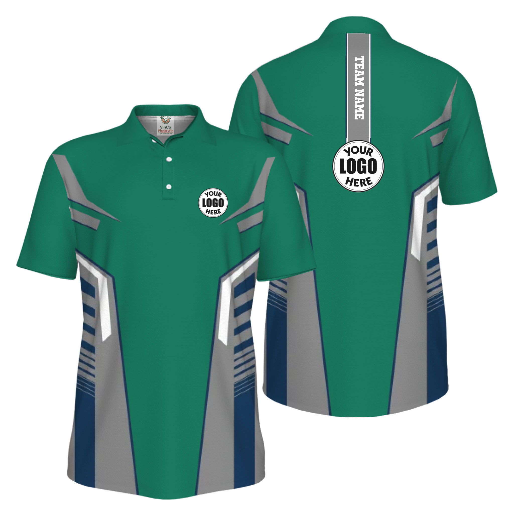 Picklewin Top Rated Custom Logo UV Protection Polo Men For Sport Team 11