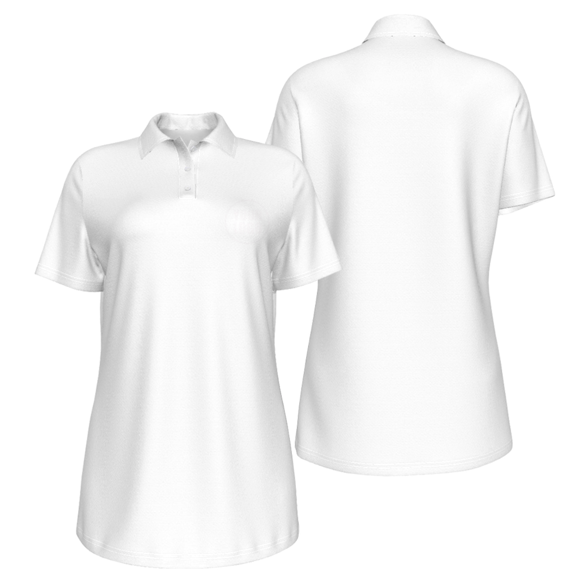 Picklewin UV Protection Polo For Women With Creative Diamond Patterns 2