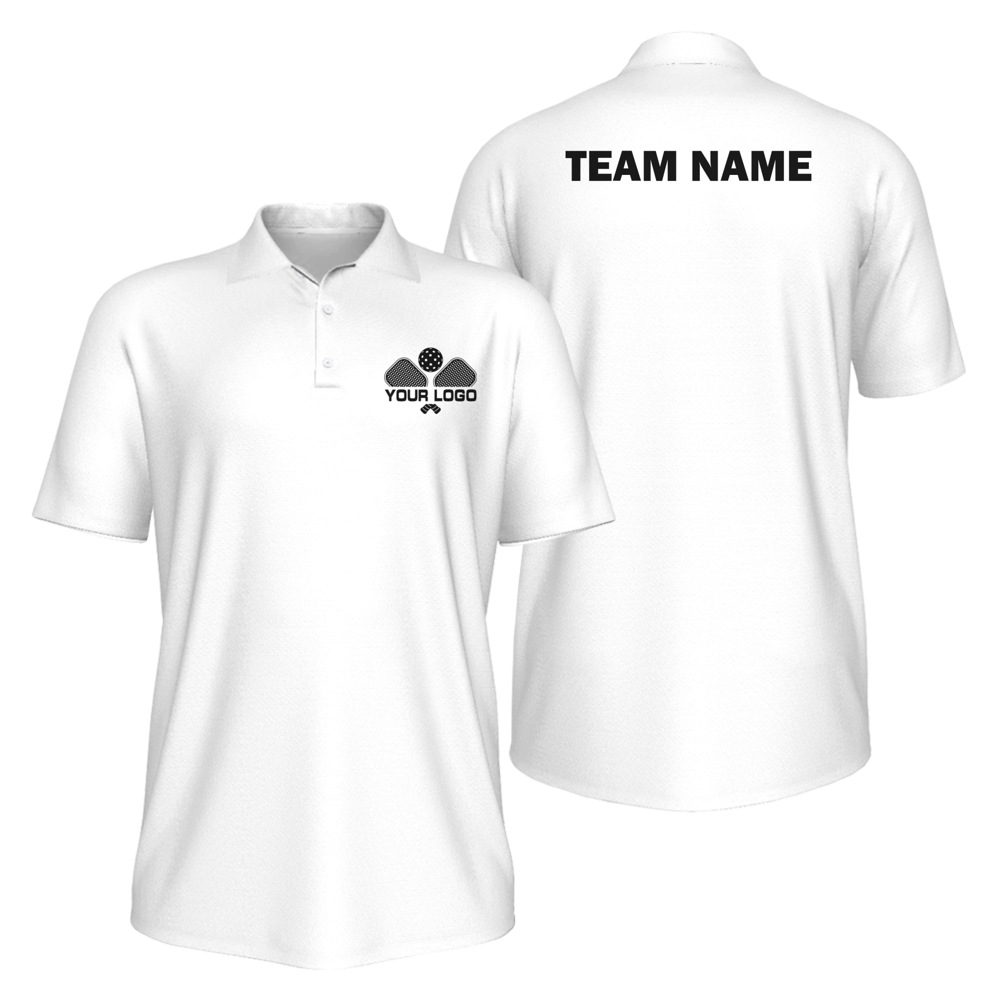 Picklewin Unique Geometric Custom UV Protection Polo Shirt For Men 16