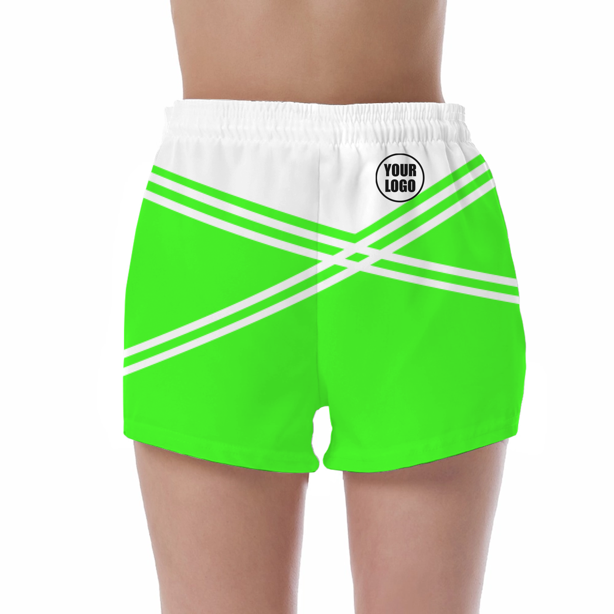 Picklewin Women's Custom UV Protection Shorts With Unique Color Blocks 10