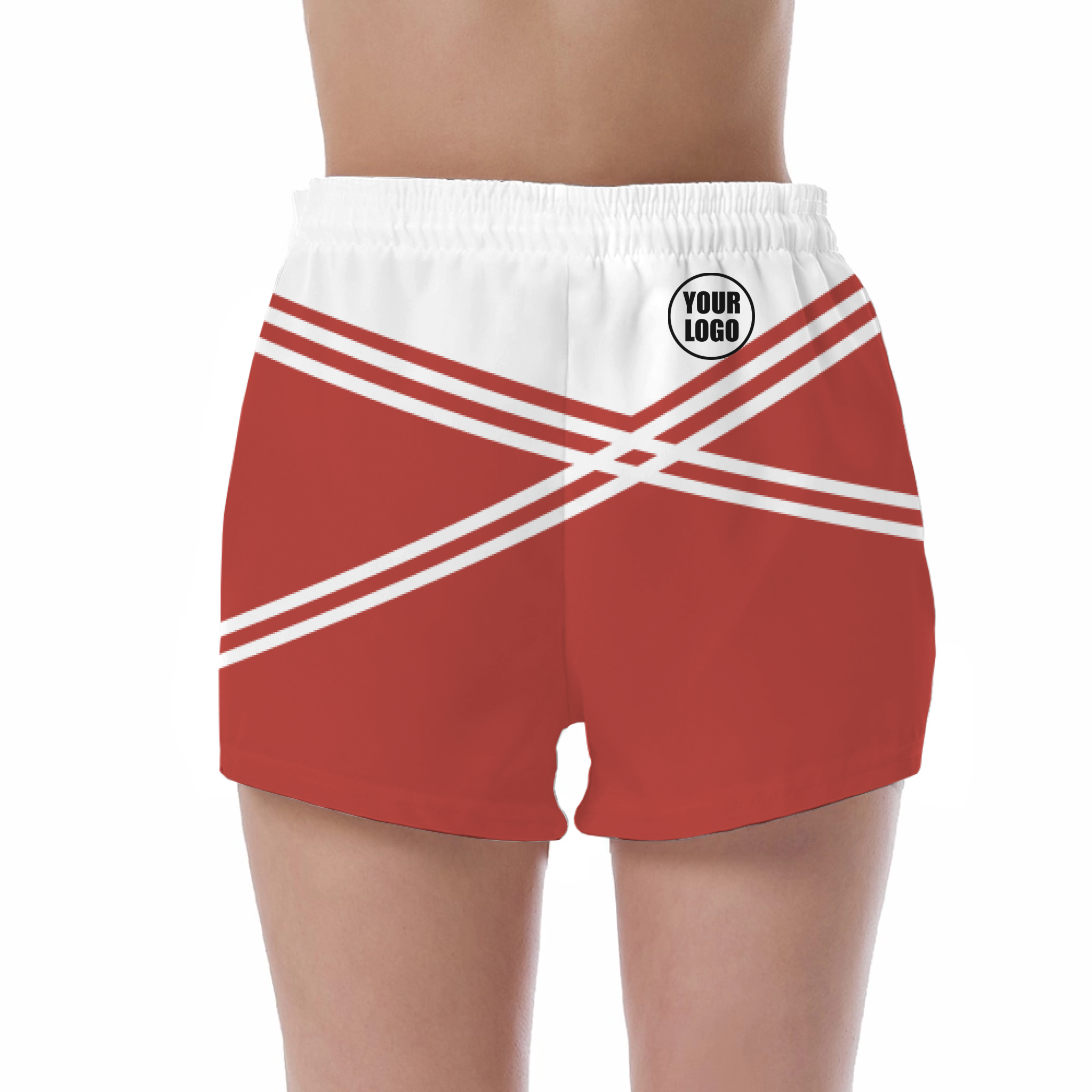 Picklewin Women's Custom UV Protection Shorts With Unique Color Blocks 13