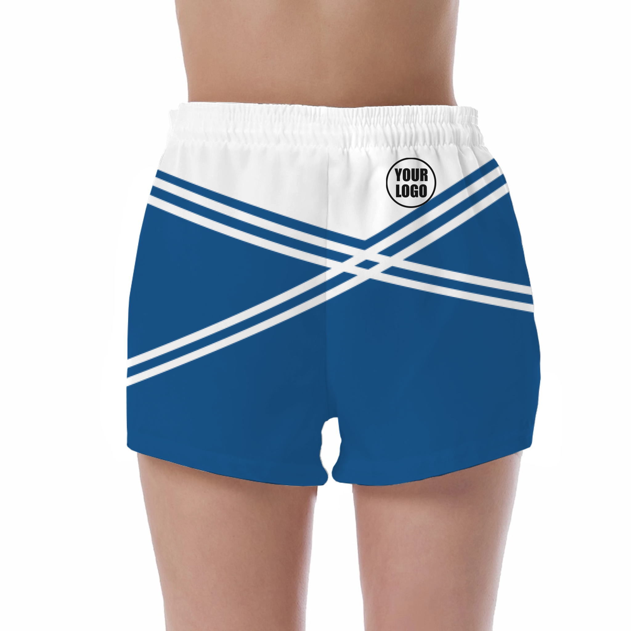 Picklewin Women's Custom UV Protection Shorts With Unique Color Blocks 14