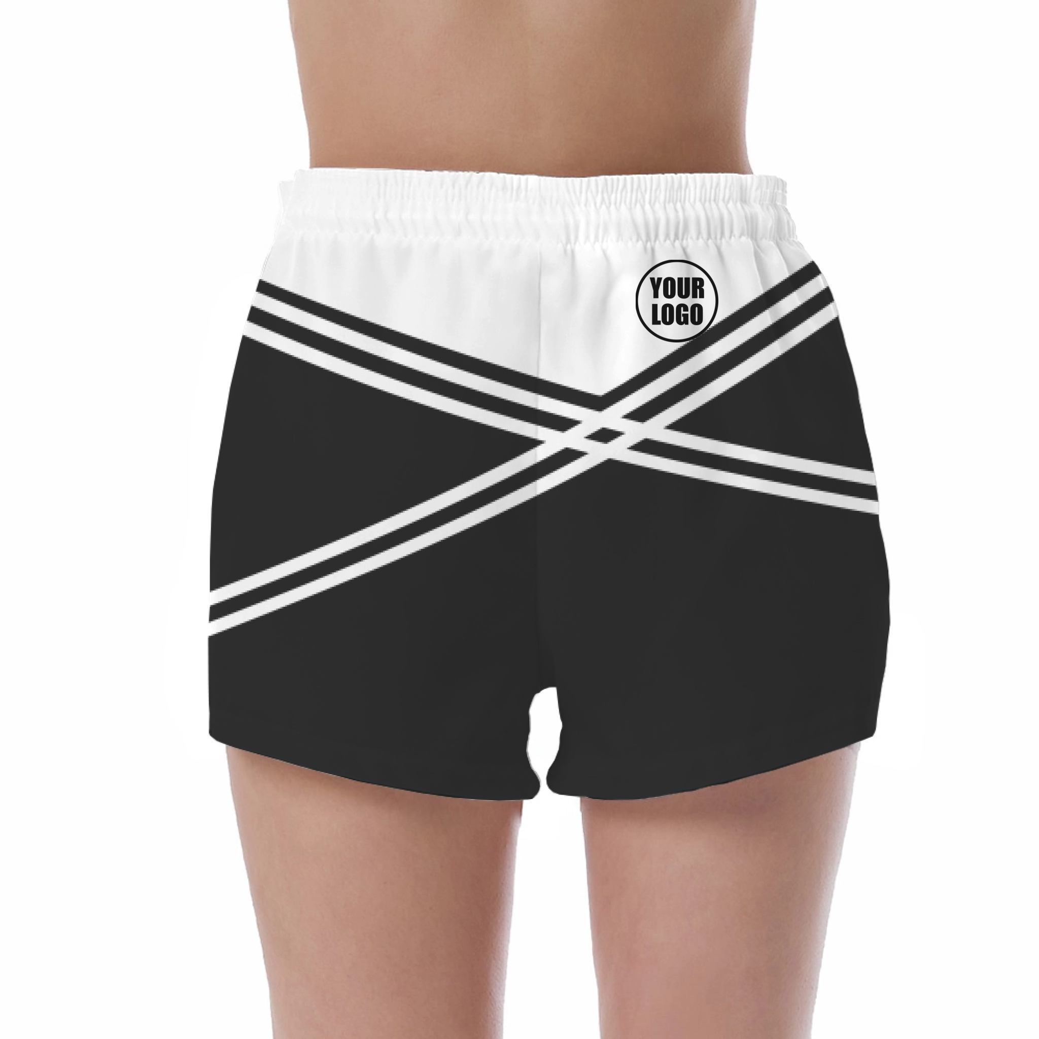 Picklewin Women's Custom UV Protection Shorts With Unique Color Blocks 16