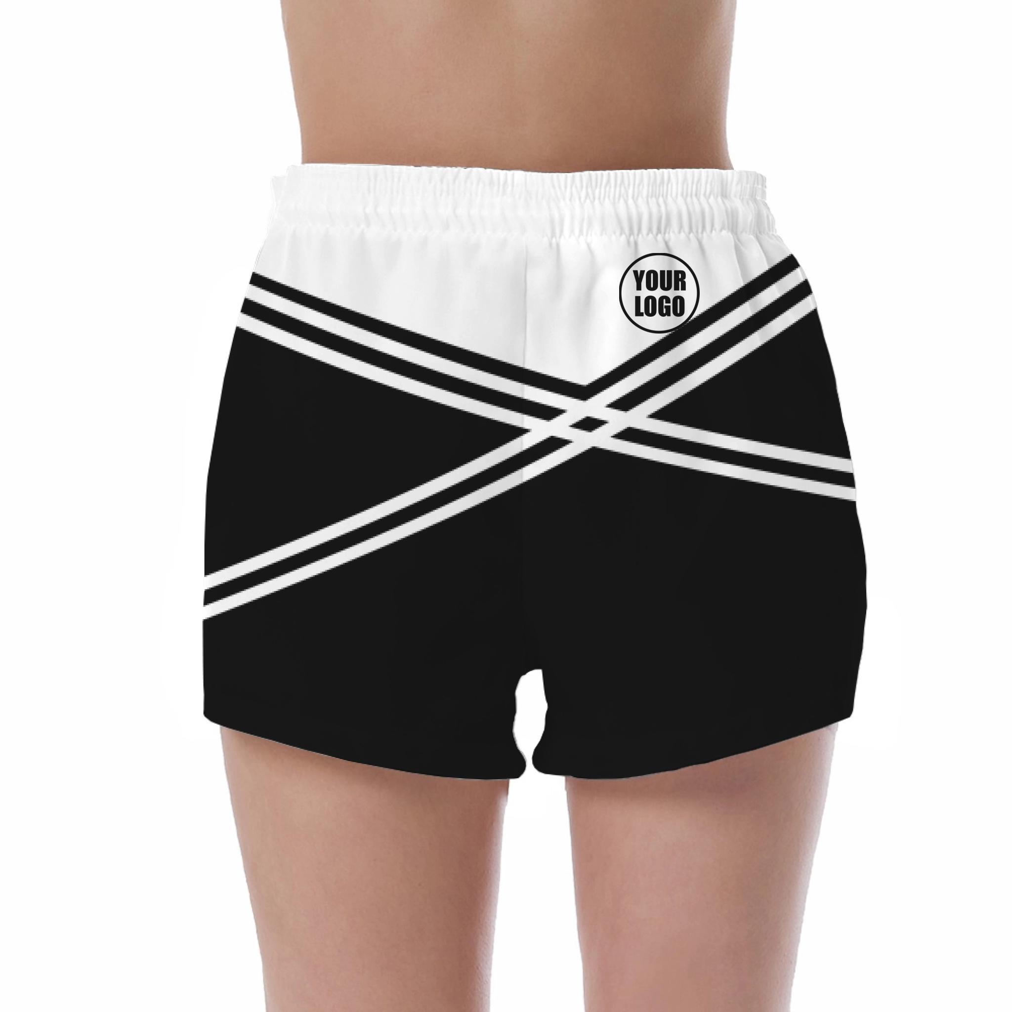 Picklewin Women's Custom UV Protection Shorts With Unique Color Blocks 3