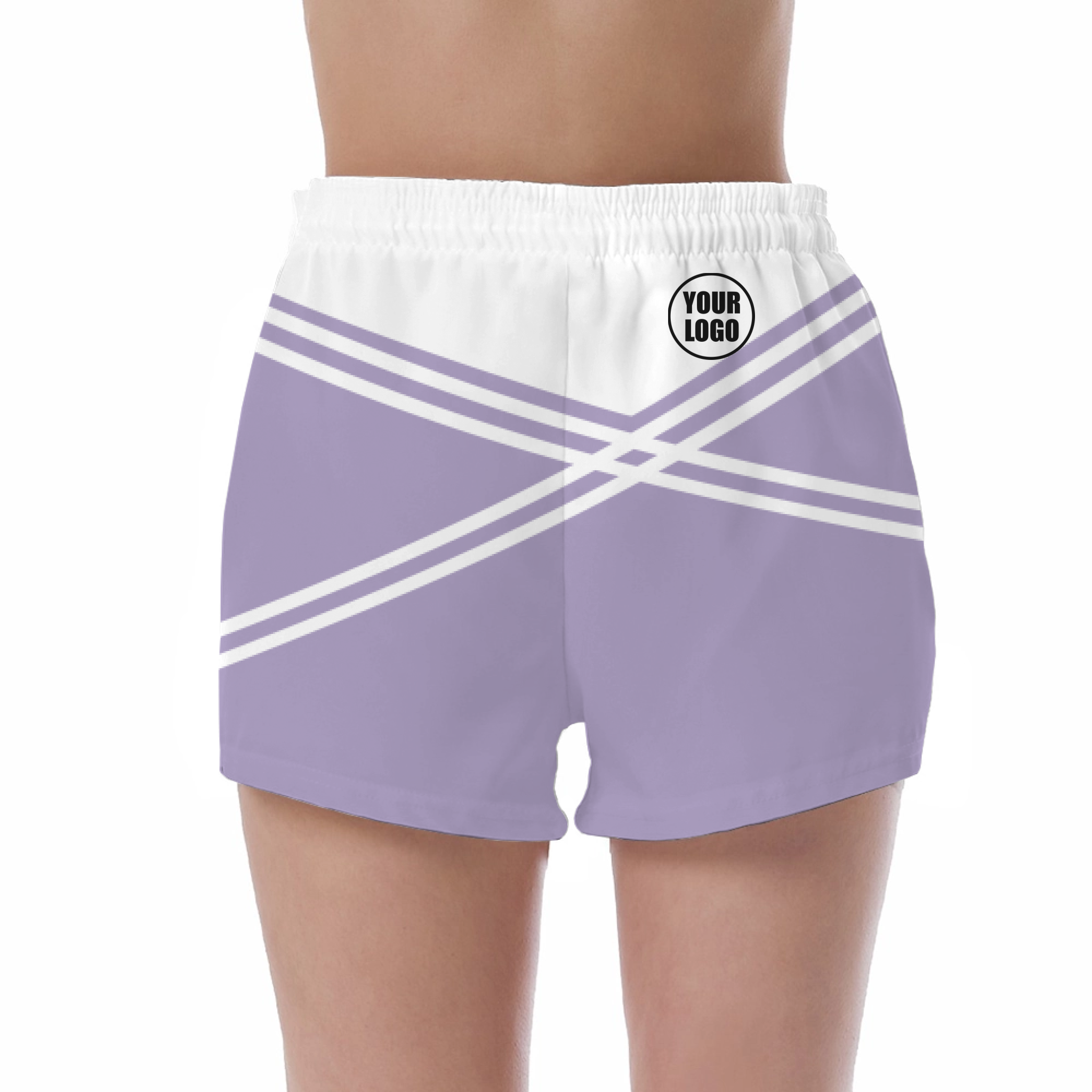 Picklewin Women's Custom UV Protection Shorts With Unique Color Blocks 6