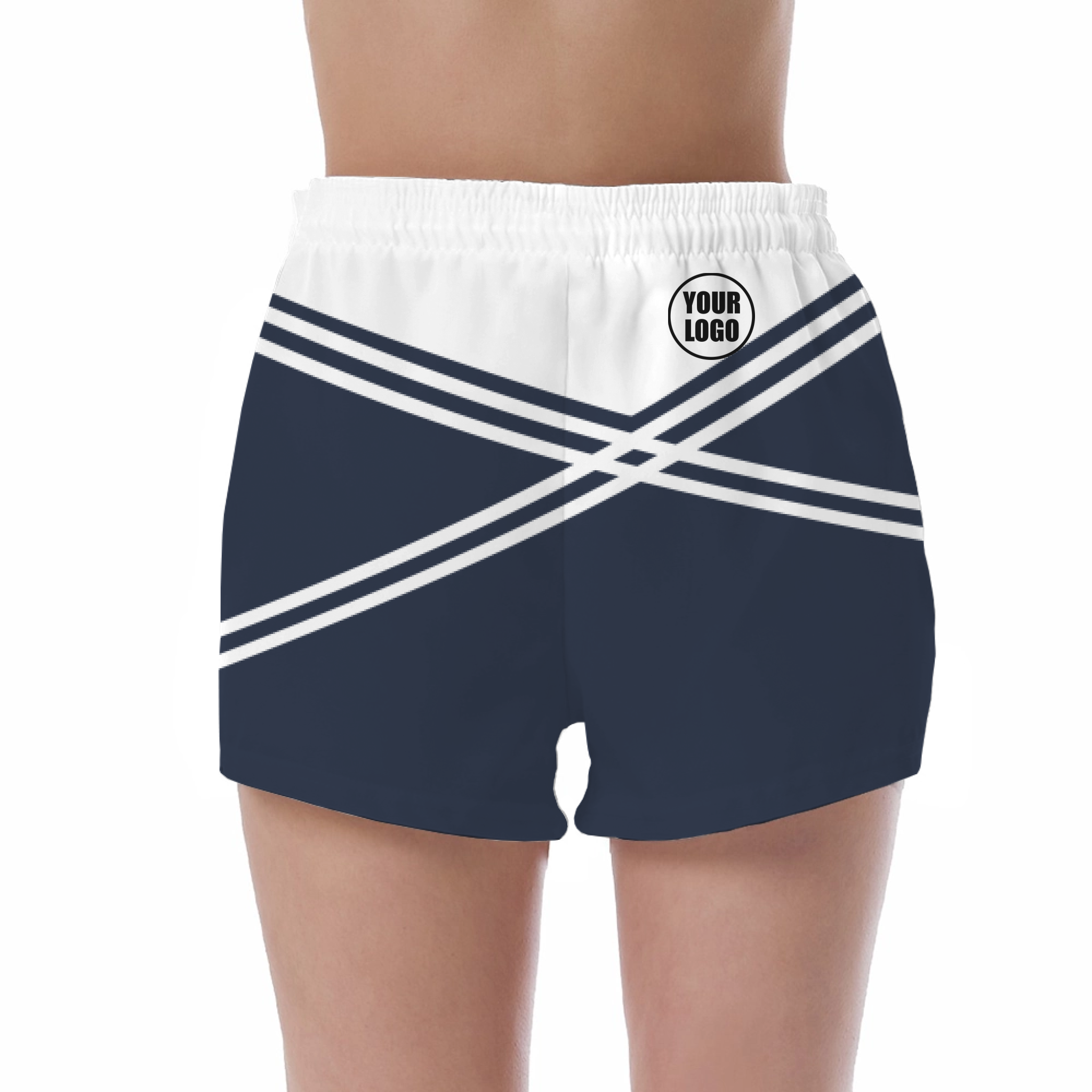 Picklewin Women's Custom UV Protection Shorts With Unique Color Blocks 8