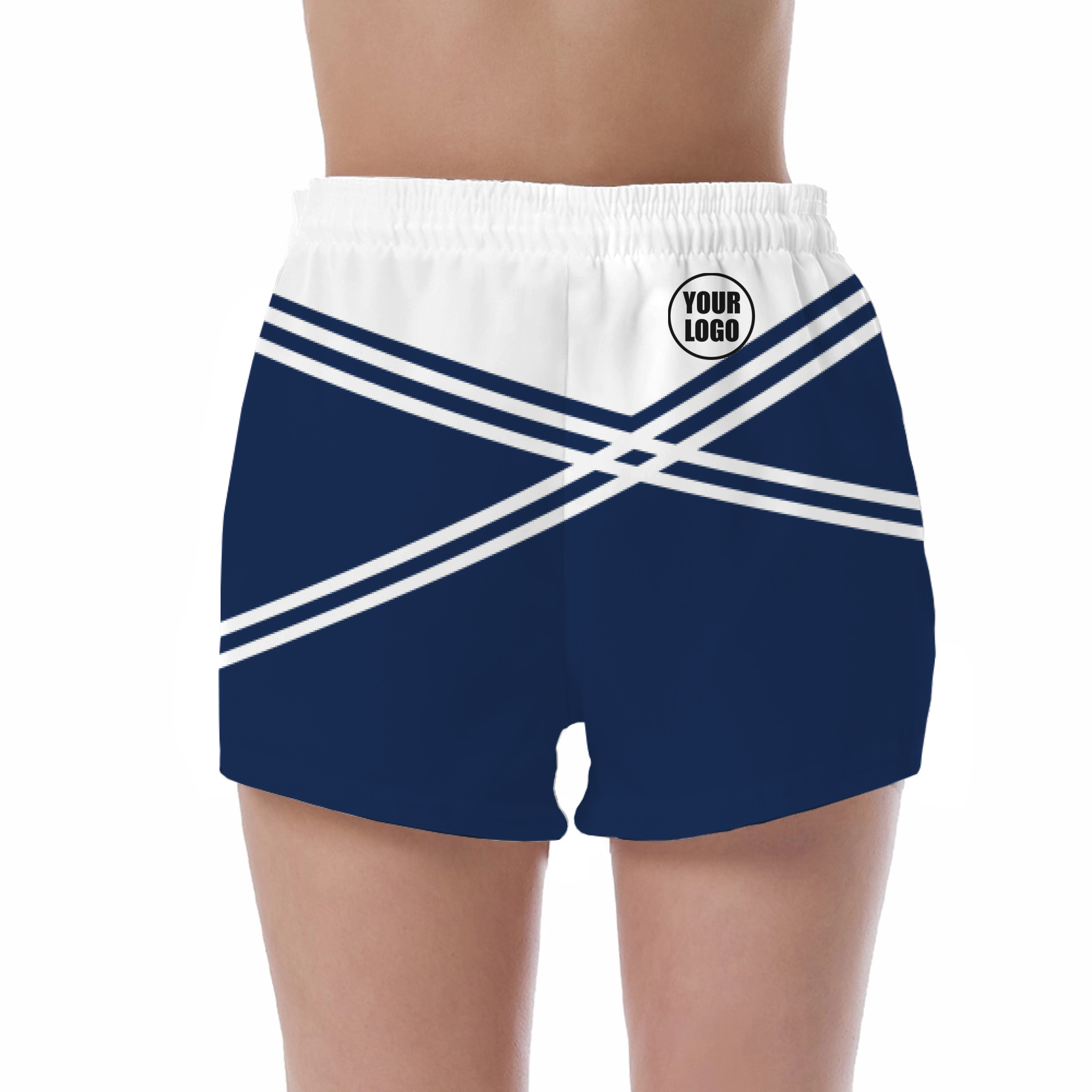 Picklewin Women's Custom UV Protection Shorts With Unique Color Blocks 9