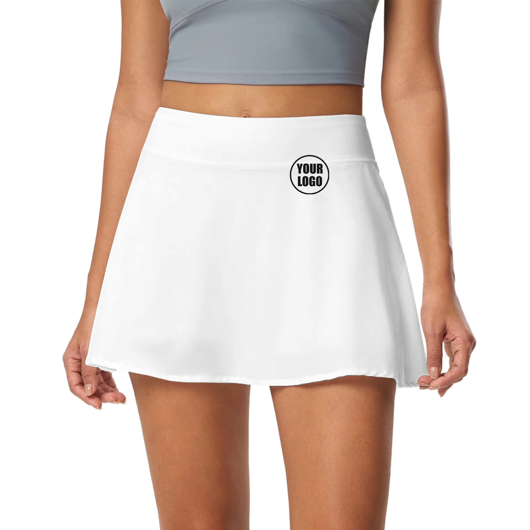 Picklewin Women's Customized Skort With Unique Color Blocks 12