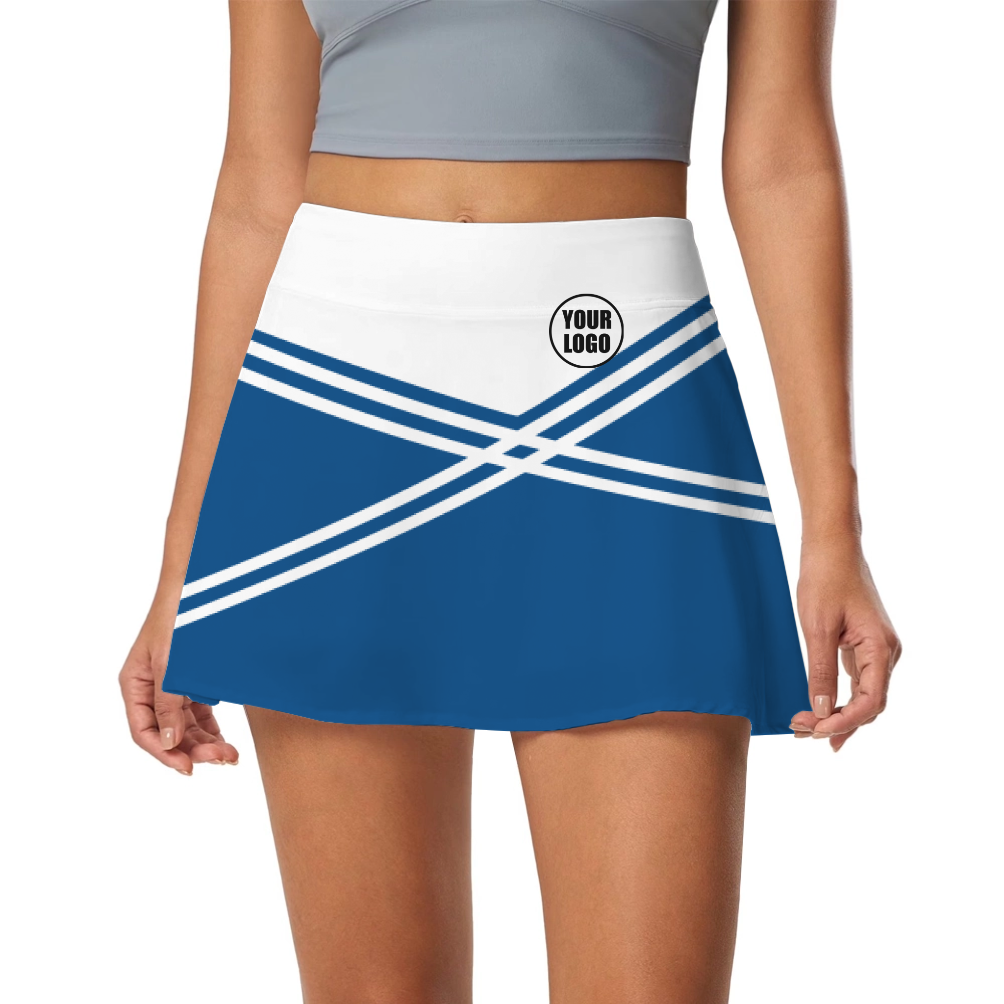 Picklewin Women's Customized Skort With Unique Color Blocks 14