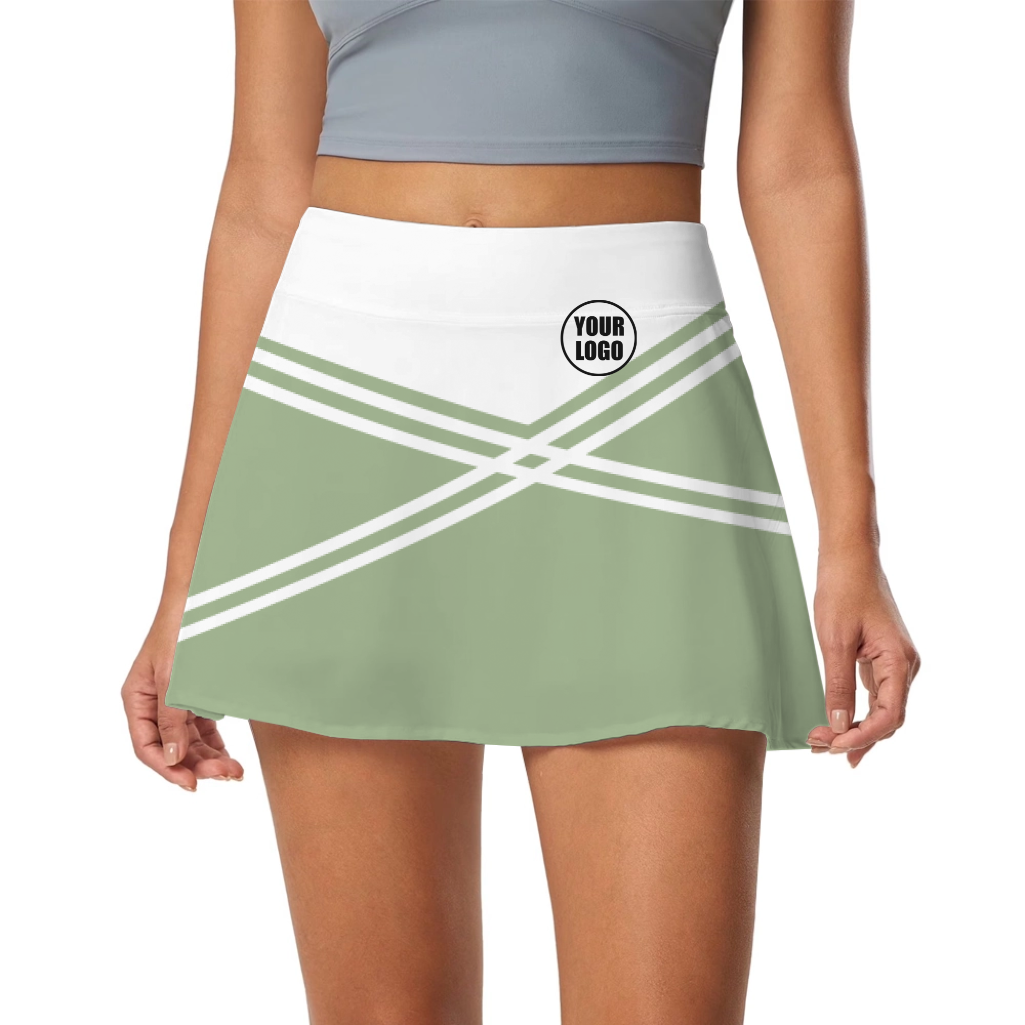 Picklewin Women's Customized Skort With Unique Color Blocks 15
