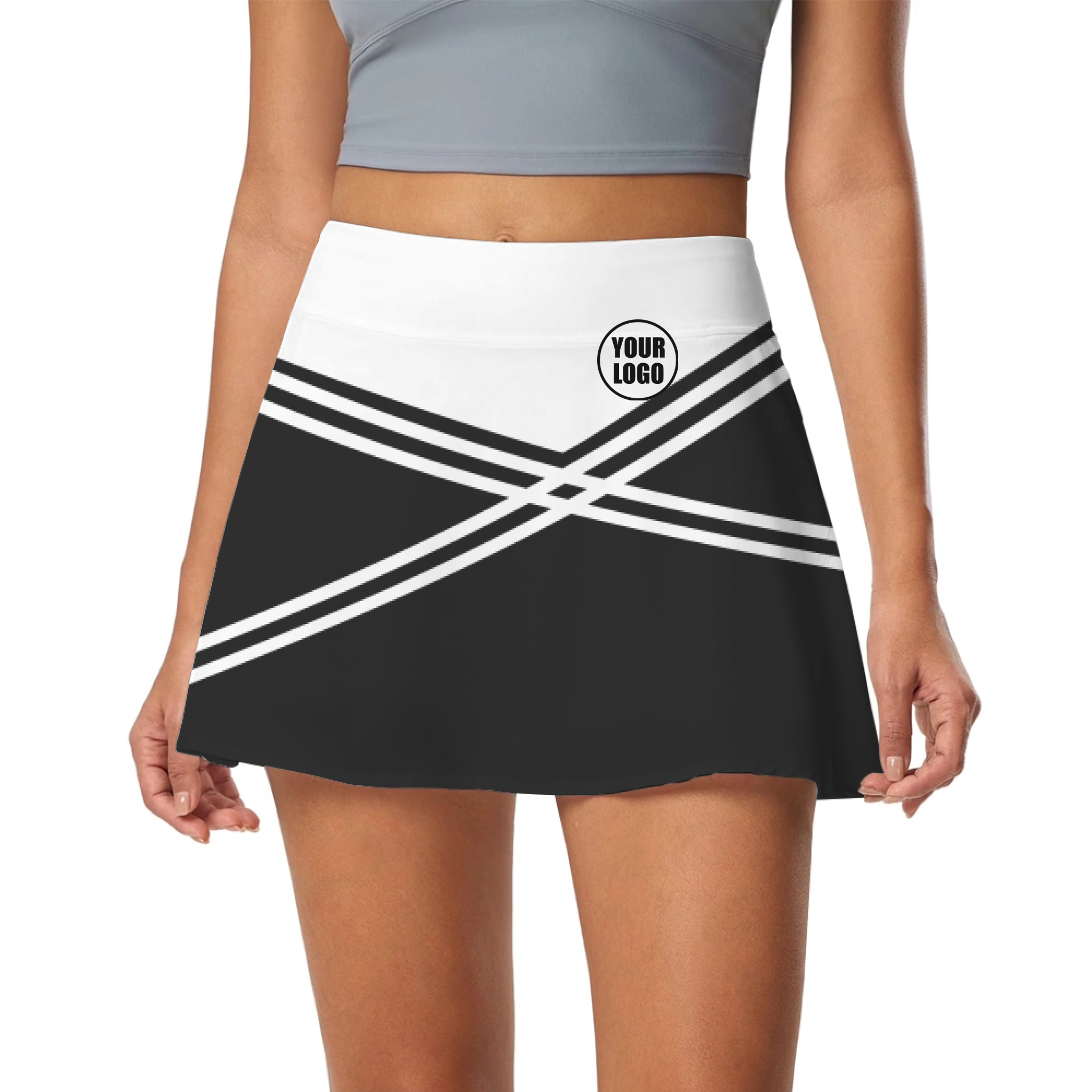 Picklewin Women's Customized Skort With Unique Color Blocks 16