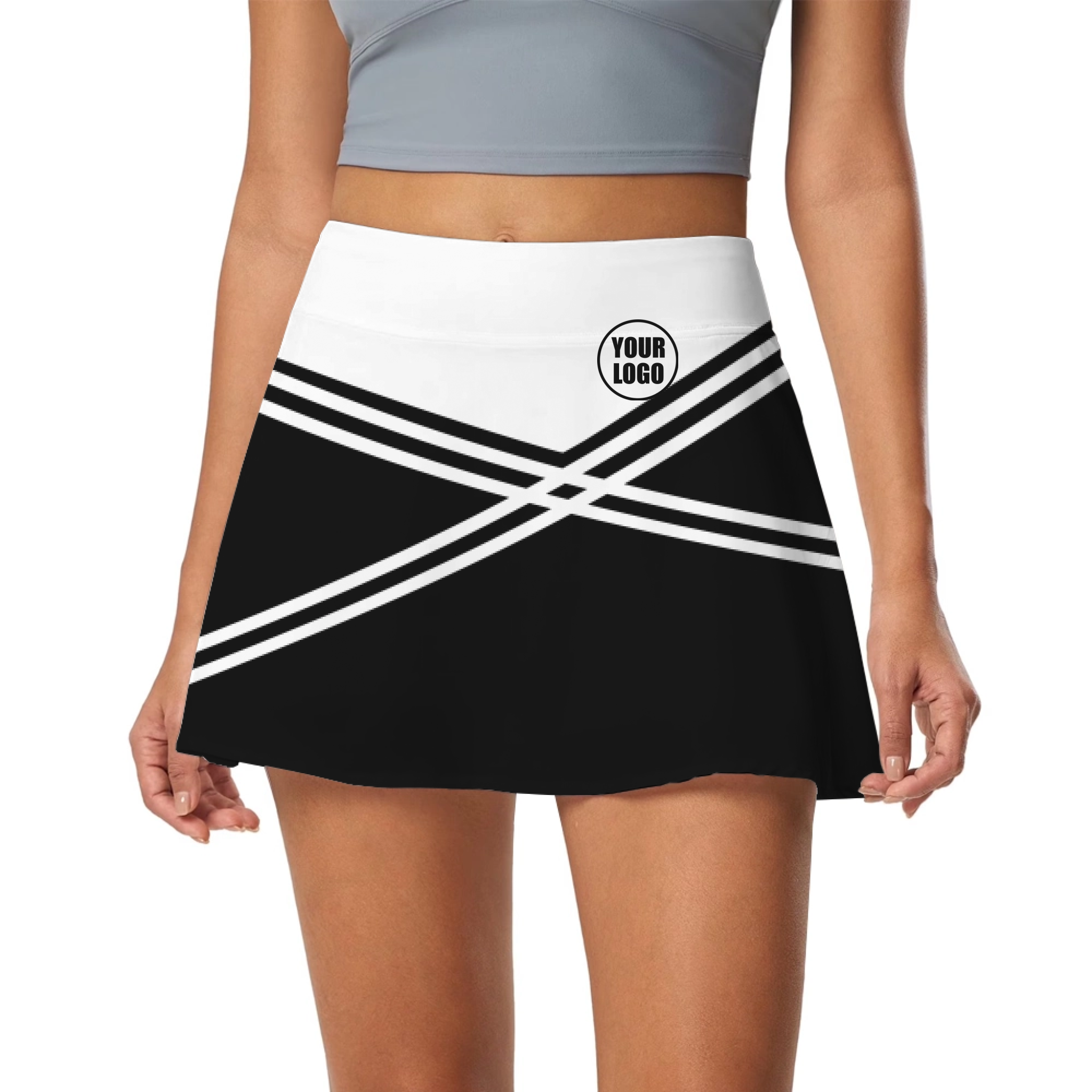Picklewin Women's Customized Skort With Unique Color Blocks 3