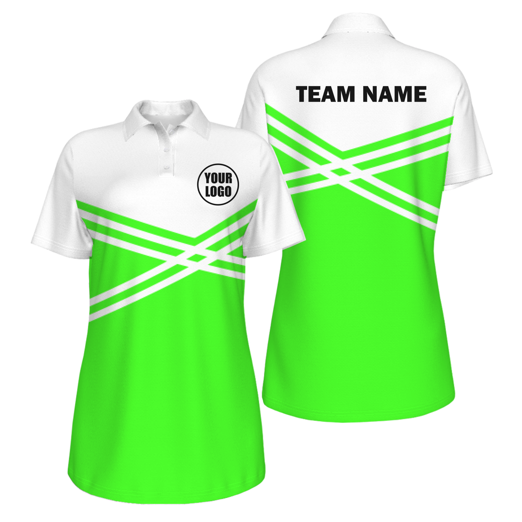 Picklewin Women's Customized UV Protection Polo Shirt With Unique Color Blocks 11