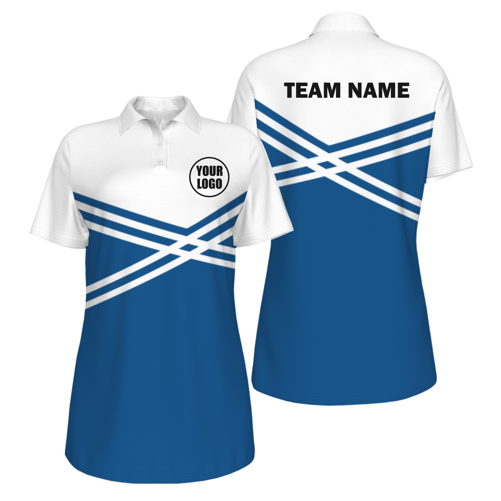 Picklewin Women's Customized UV Protection Polo Shirt With Unique Color Blocks 14