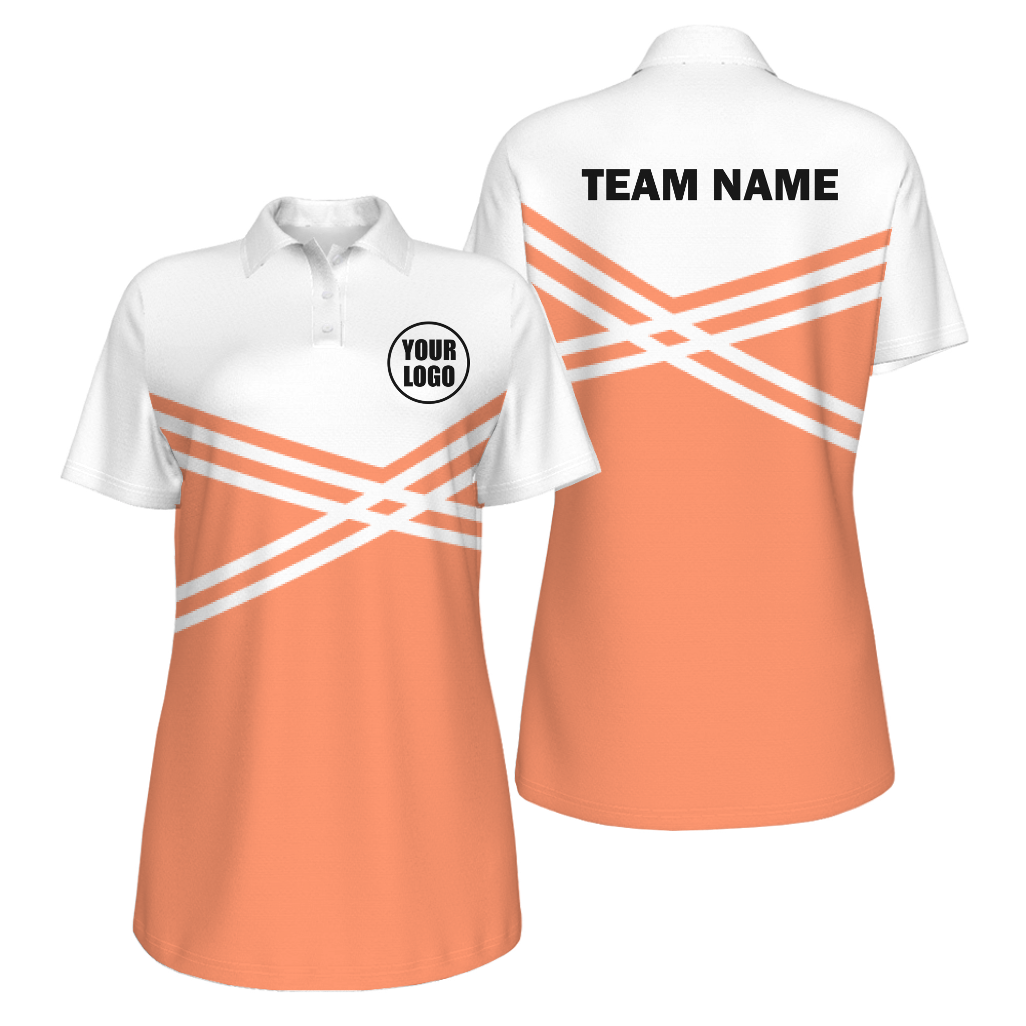 Picklewin Women's Customized UV Protection Polo Shirt With Unique Color Blocks 2