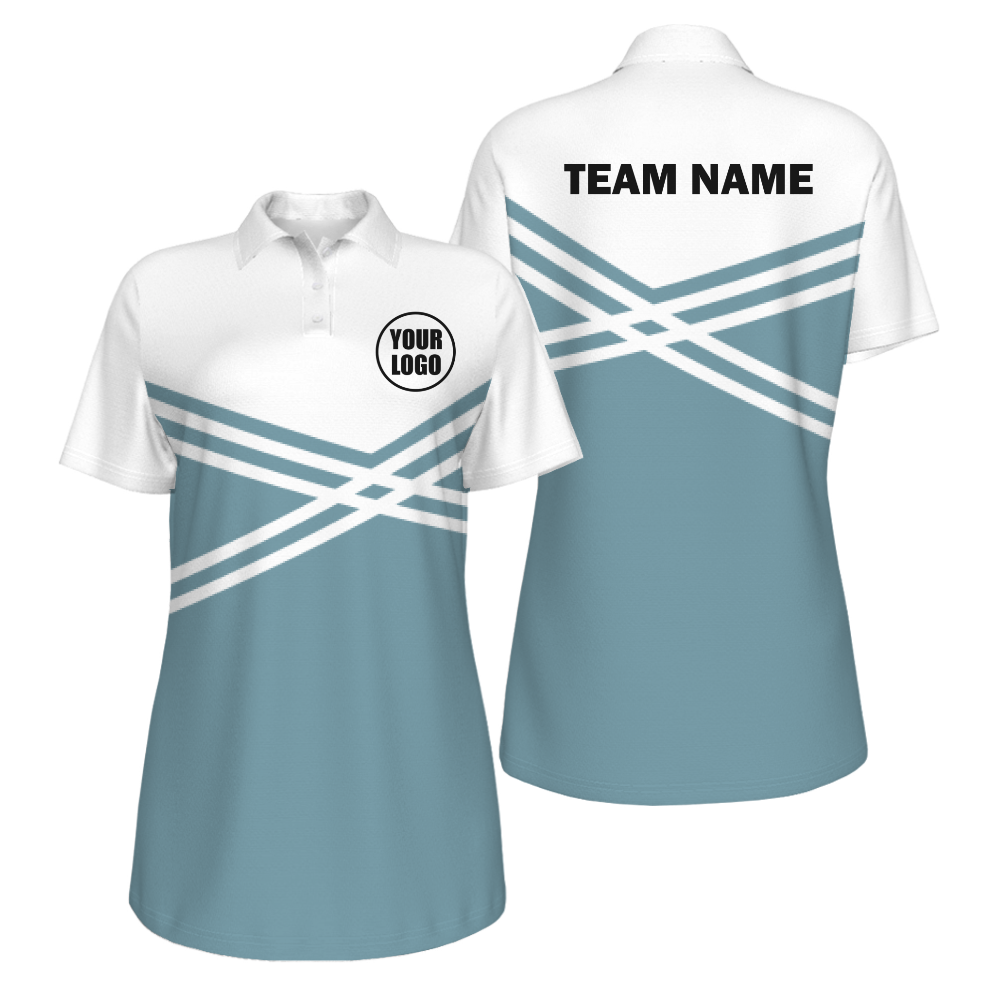 Picklewin Women's Customized UV Protection Polo Shirt With Unique Color Blocks 4