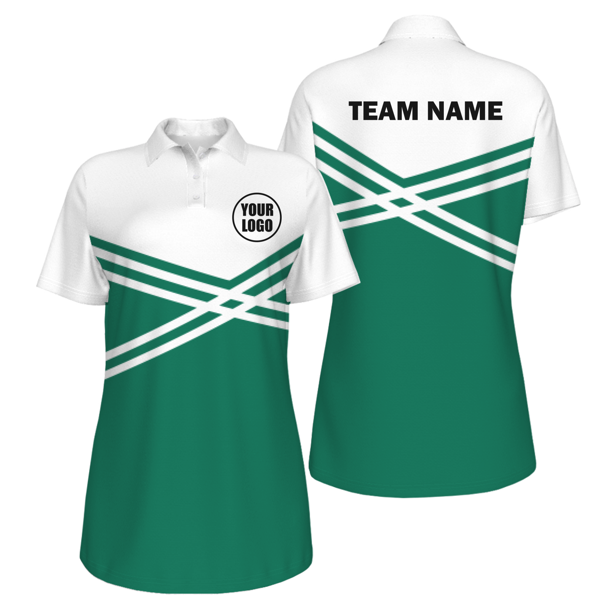 Picklewin Women's Customized UV Protection Polo Shirt With Unique Color Blocks 7