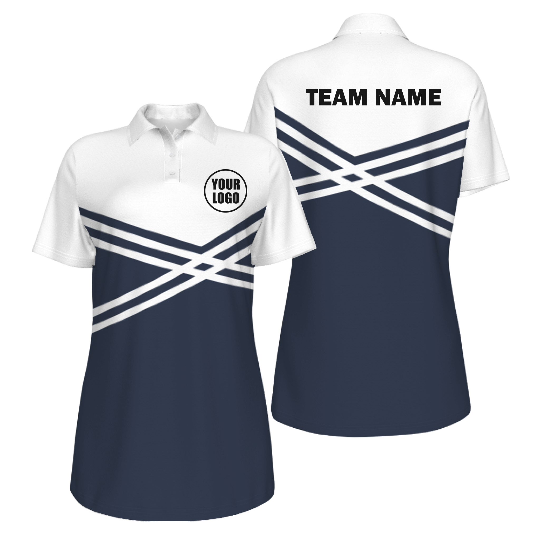 Picklewin Women's Customized UV Protection Polo Shirt With Unique Color Blocks 9