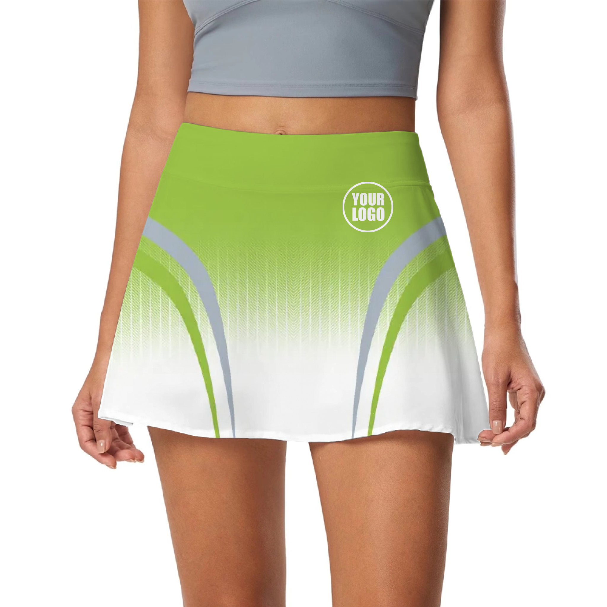 Picklewin Women's Sporty Gradient Customized Skort 2