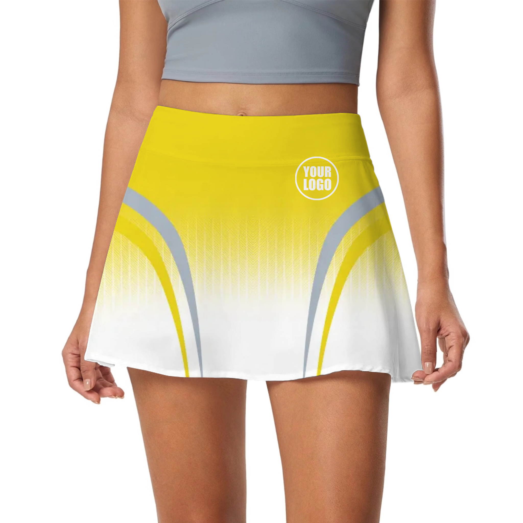 Picklewin Women's Sporty Gradient Customized Skort 4